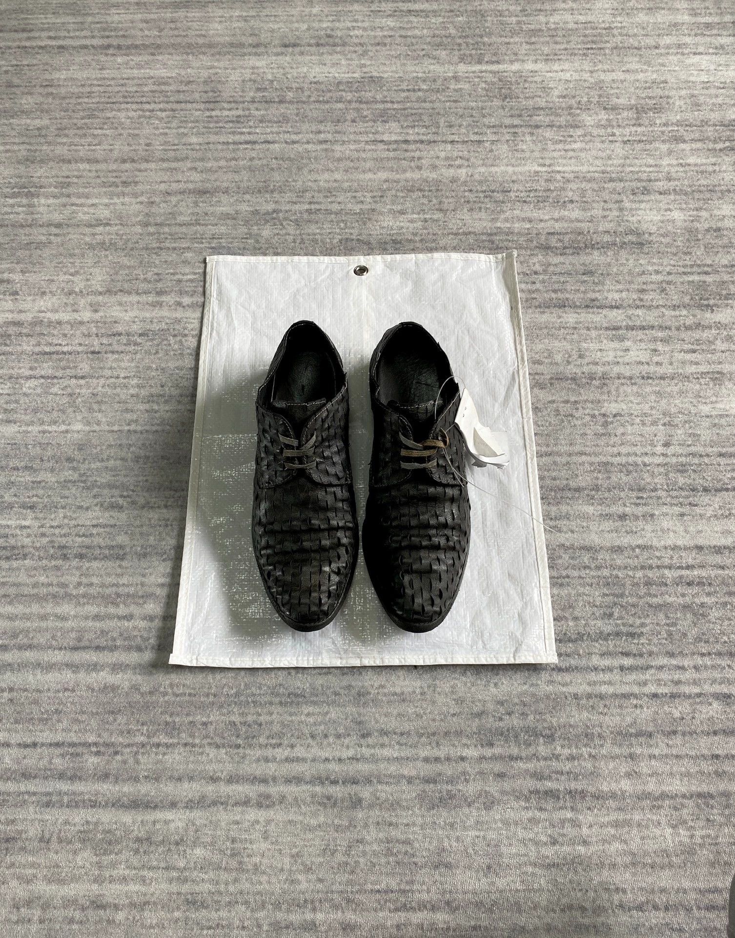Carol Christian Poell CCP Laser-Cut Mesh Derby 19 US8 Kangaroo Leather New Size US 8 / EU 41 - 1 Thumbnail