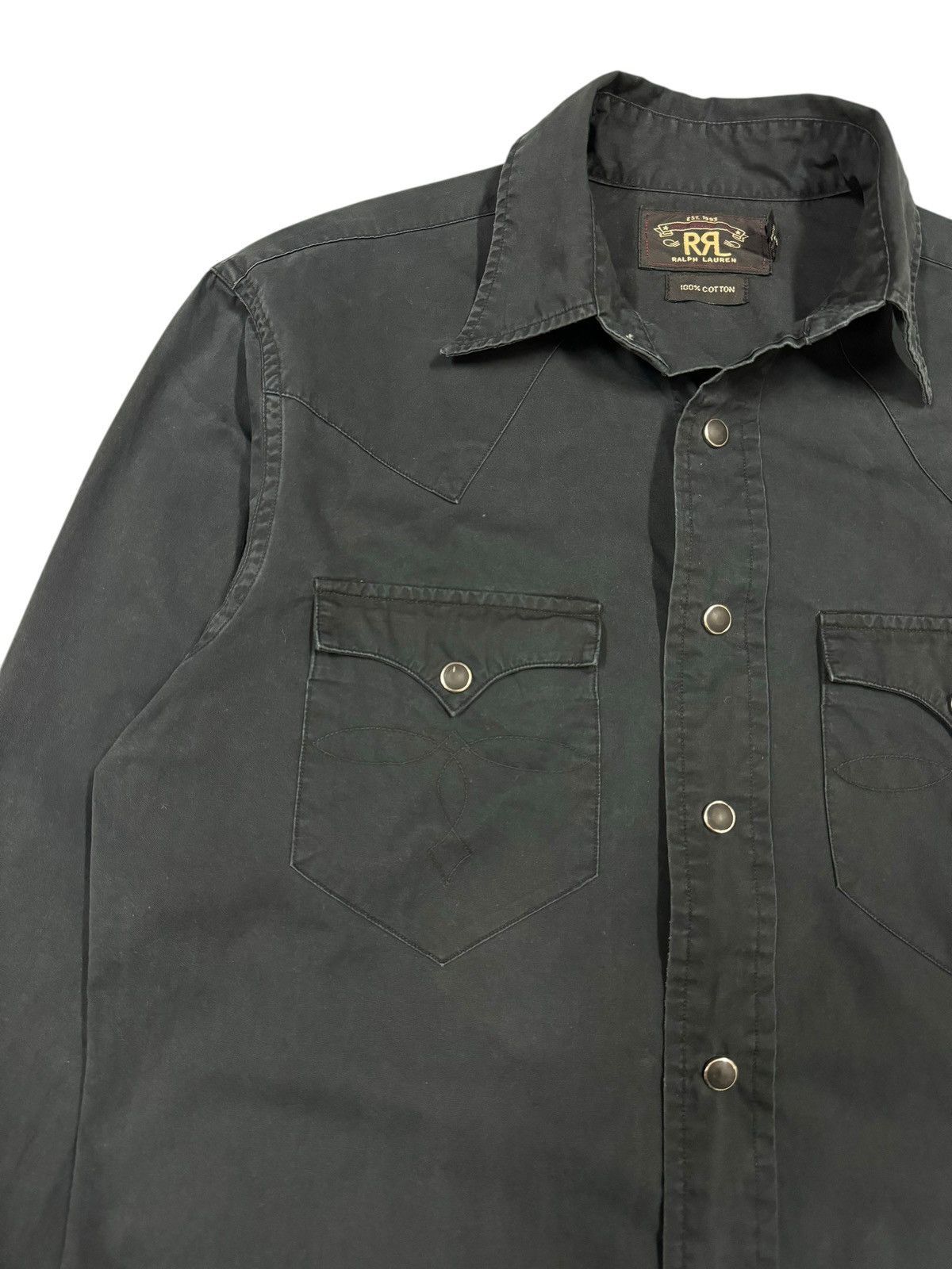 Polo Ralph Lauren Rrl Ralph Lauren Western Snap Button Shirt Size US S / EU 44-46 / 1 - 5 Thumbnail