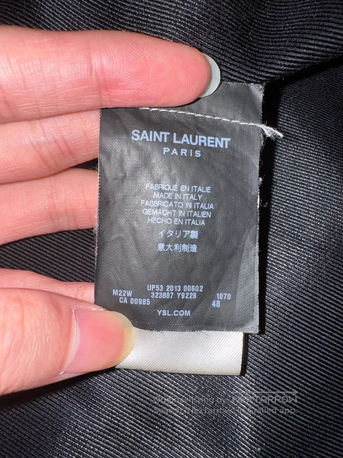 Yves Saint Laurent Saint Laurent Wool Houndstooth Coat. Size US M / EU 48-50 / 2 - 8 Thumbnail