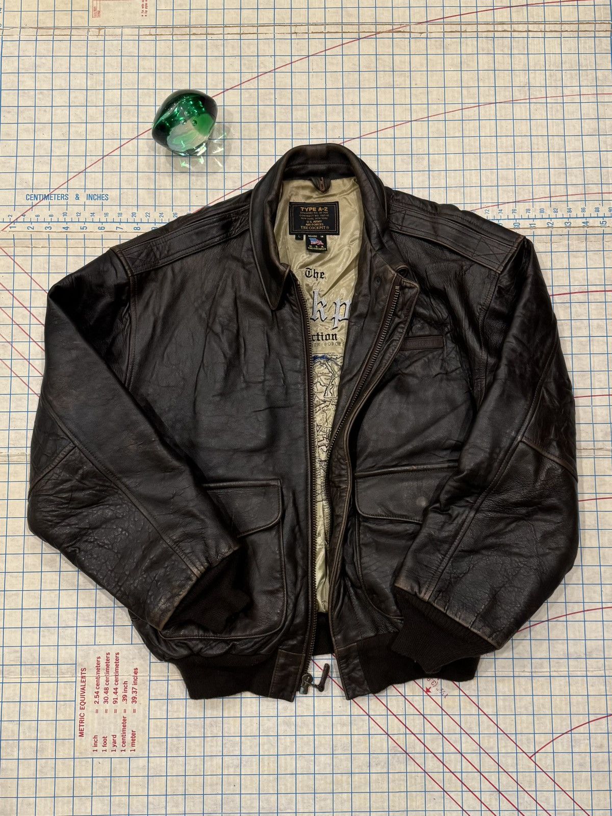 Cockpit USA The Cockpit Las Vegas Lady Type A-2 Leather Bomber Large Size US L / EU 52-54 / 3 - 12 Thumbnail
