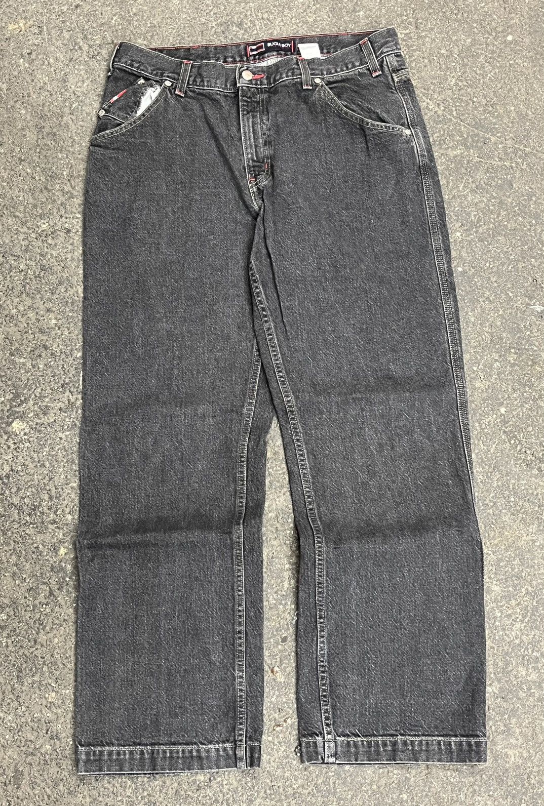 Bugle Boy × Vintage Baggy fit y2k bugle boy skater jeans black wide leg hype Size US 34 / EU 50 - 1 Thumbnail