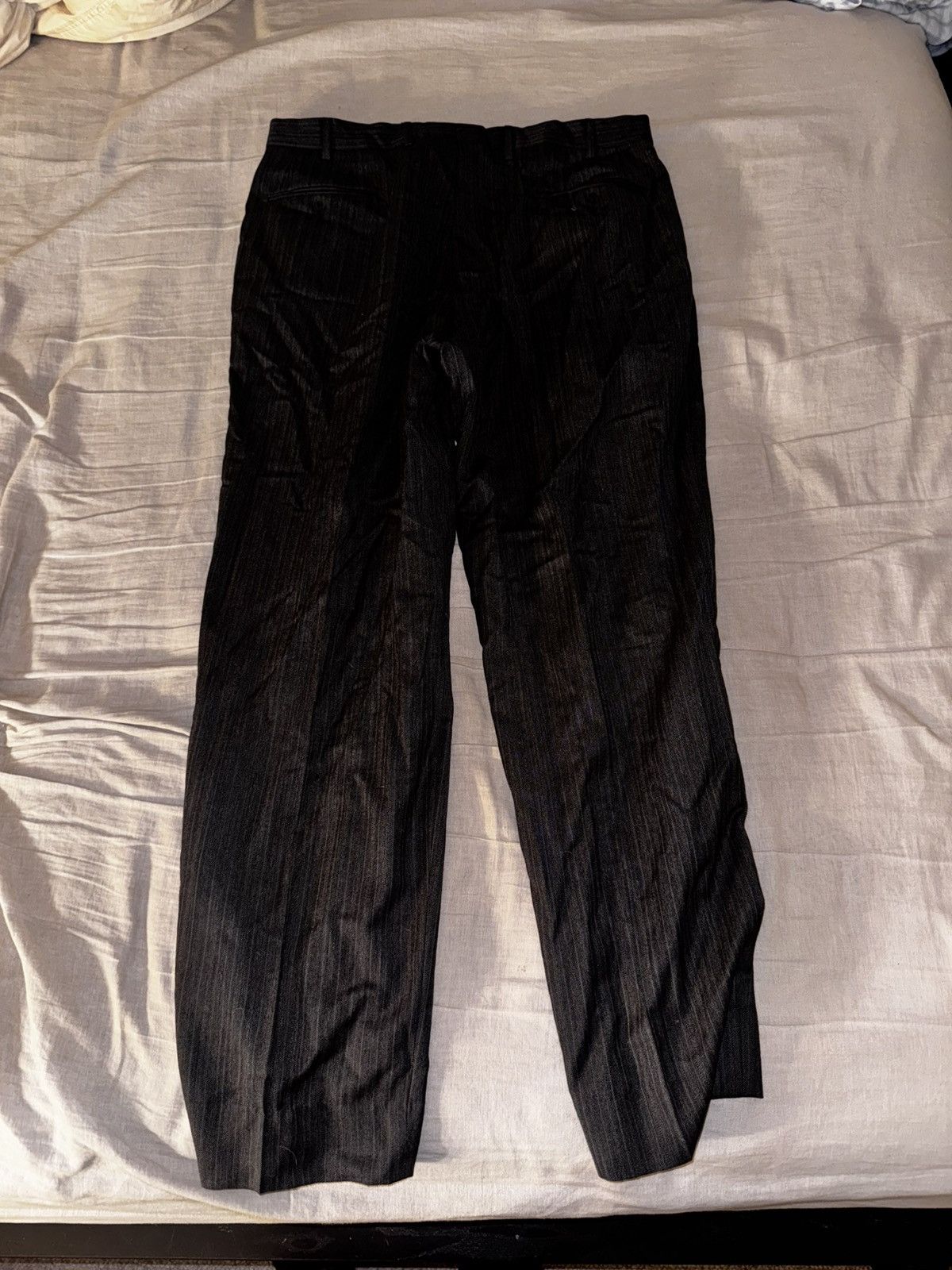 Z Zegna Z Zegna Charcoal Pinstripe Wool Suit – 2-Piece 54R / 44R US Size 44R - 4 Thumbnail