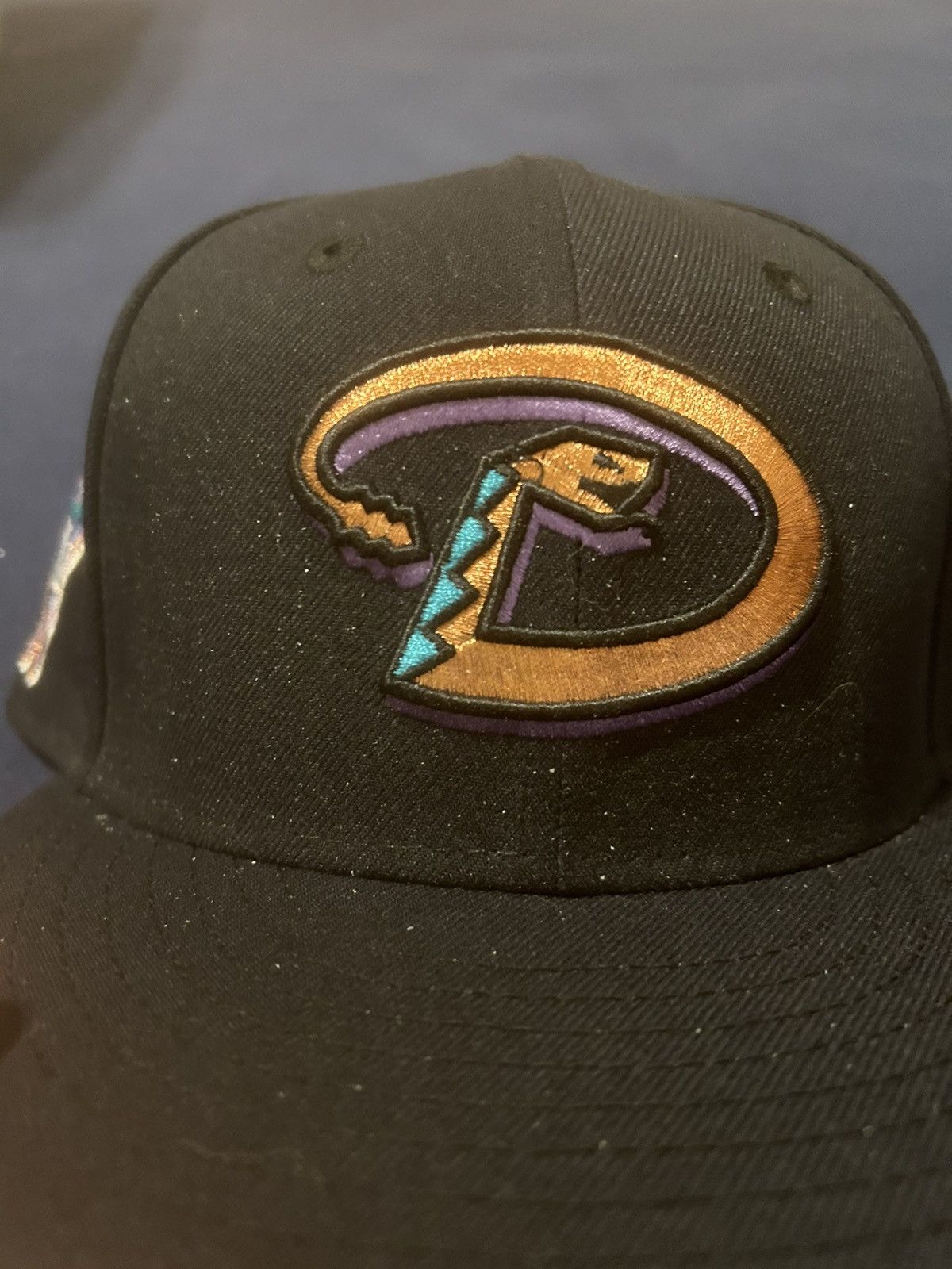 New Era Navy Arizona Diamondbacks New Era Fitted Hat Size 7 Size ONE SIZE - 1 Thumbnail