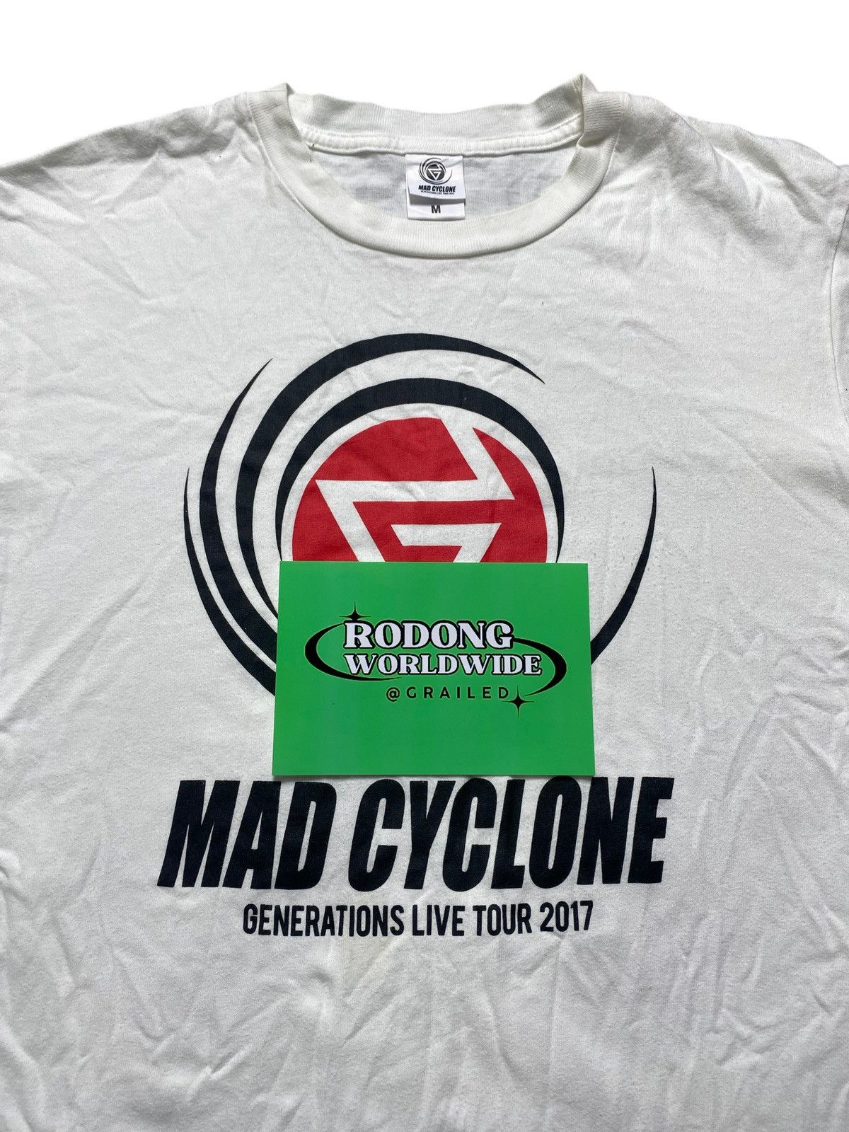 Japanese Brand VINTAGE JAPANESE BRAND BAND TEE MAD CYCLONE LIVE TOUR 2017 Size US M / EU 48-50 / 2 - 2 Thumbnail