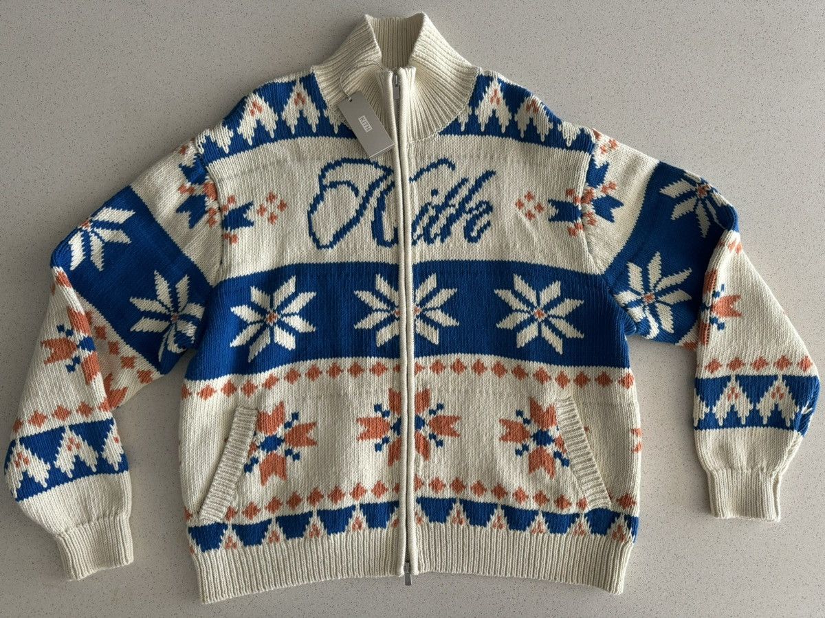 Kith Kith full zip sweater-sandrift Size US L / EU 52-54 / 3 - 1 Thumbnail