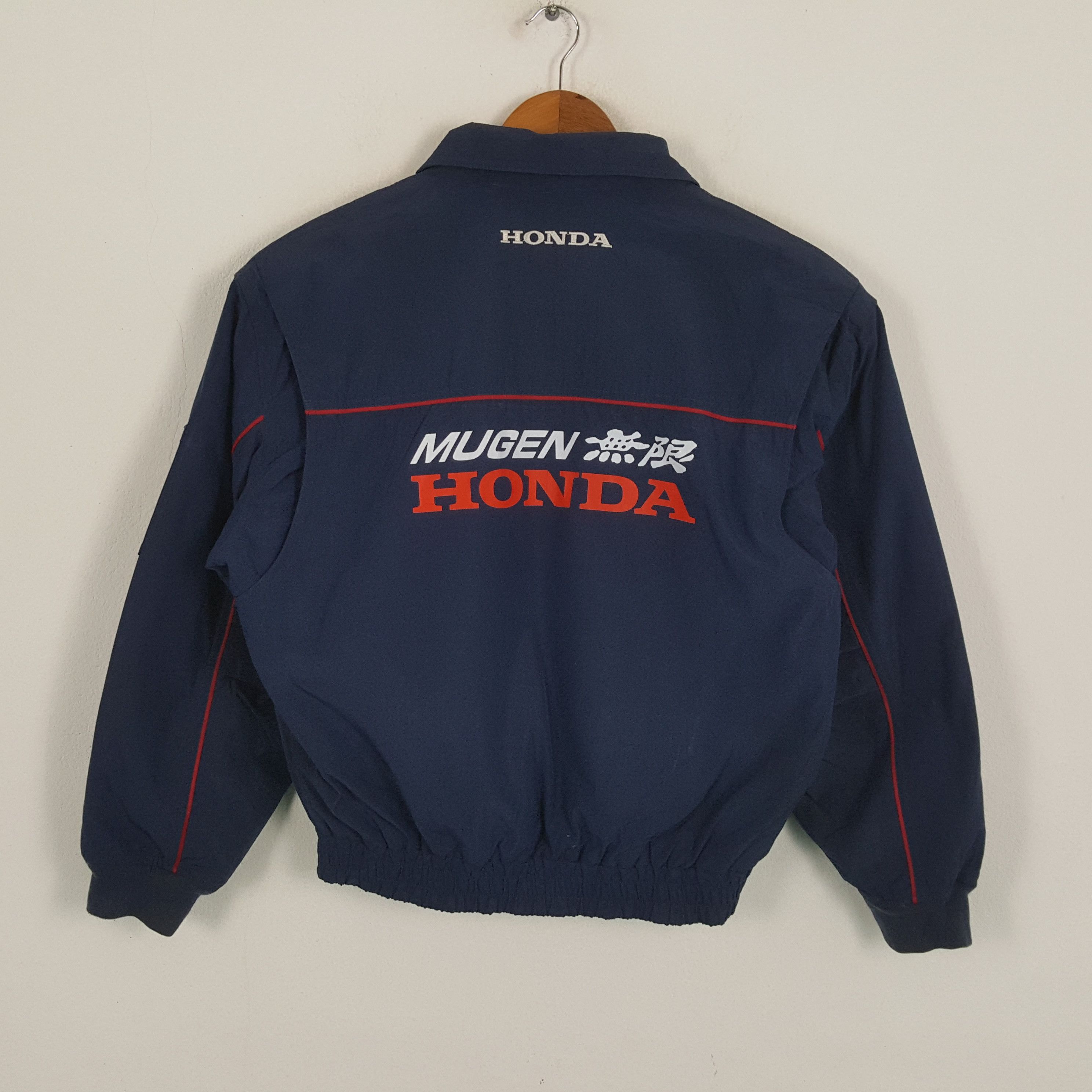 Honda × Japanese Brand × Vintage Vintage MUGEN HONDA Japanese Racing Team Custom Jacket Size US XL / EU 56 / 4 - 1 Thumbnail
