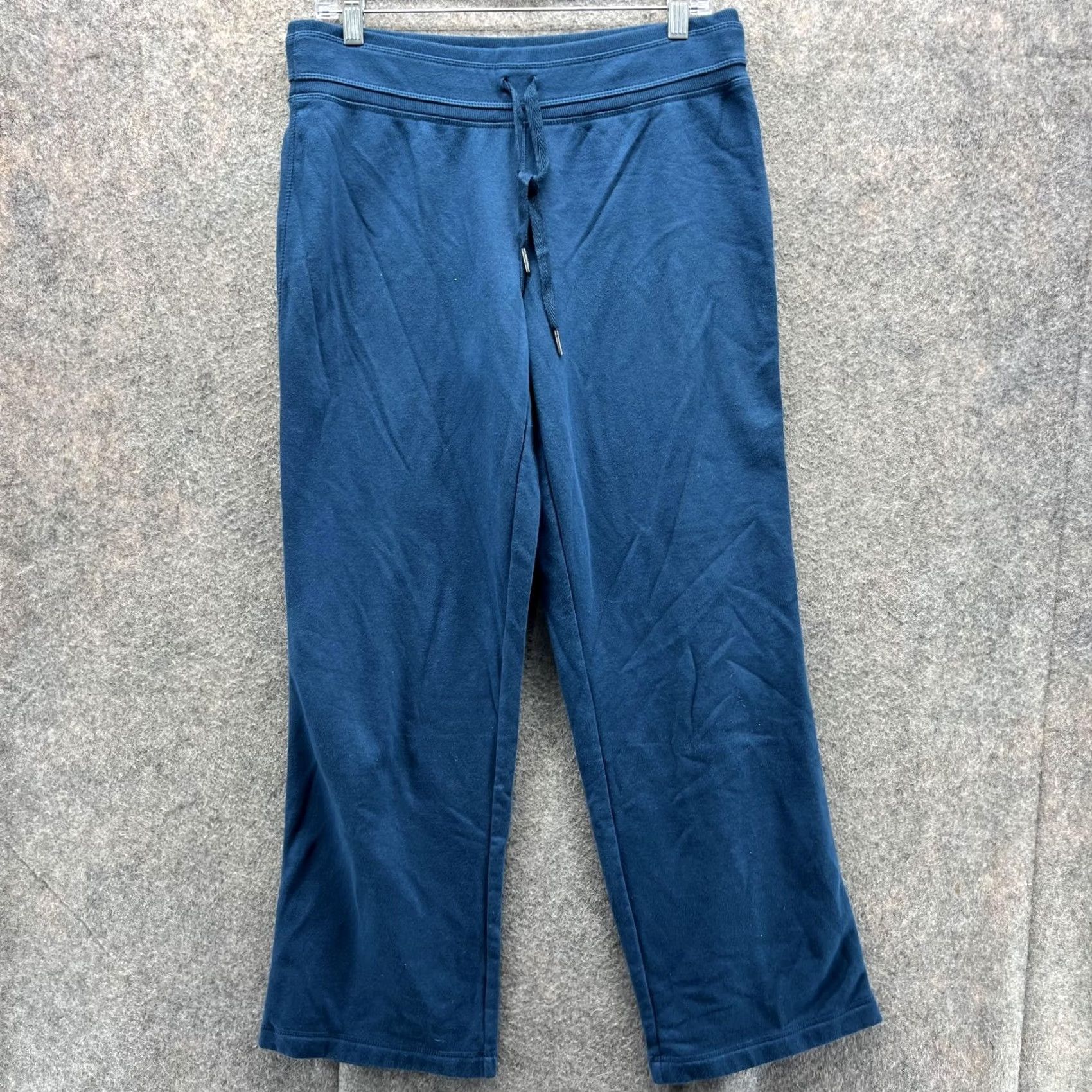 Champion VINTAGE Champion Pants Women M Blue Navy Cotton Fleece Straight Young? Size 32" / US 10 / IT 46 - 2 Thumbnail