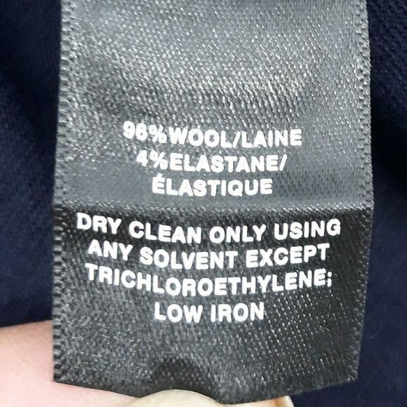 Other Lafayette 148 Wool Baseball Jersey Sz M Long Sleeve Color Bl Size M / US 6-8 / IT 42-44 - 4 Thumbnail