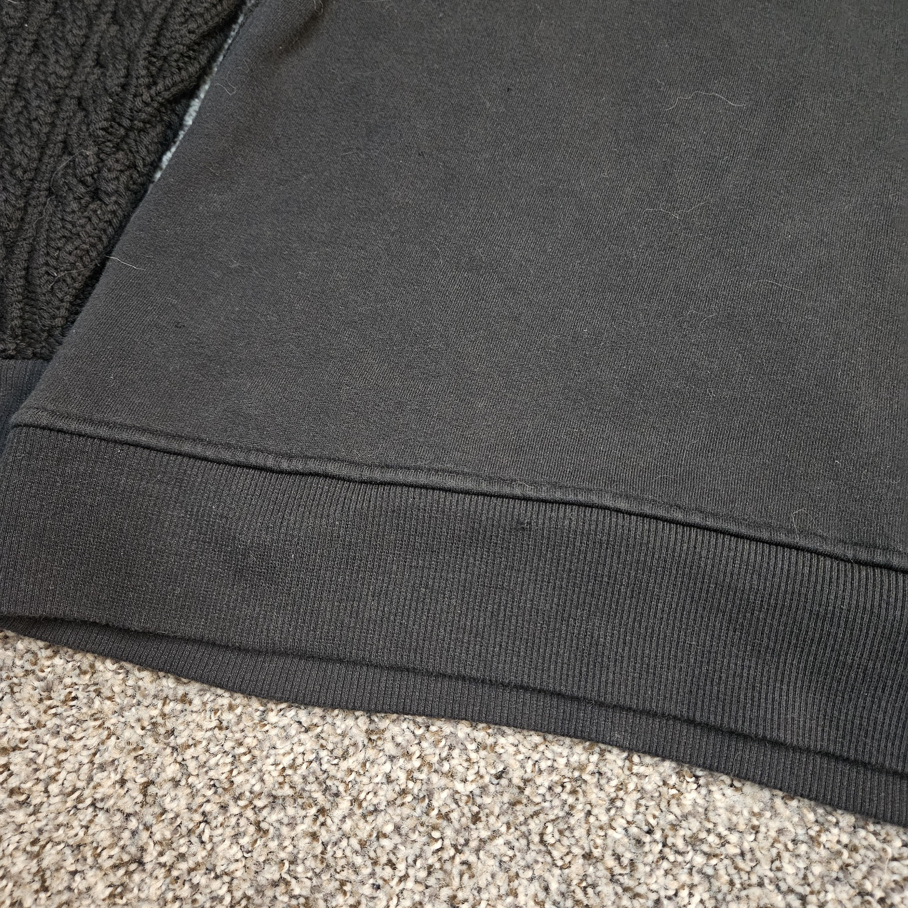 Balmain Cable Knit Jersey Crewneck Sweater W/ Hoodie Pocket Size US XL / EU 56 / 4 - 3 Thumbnail