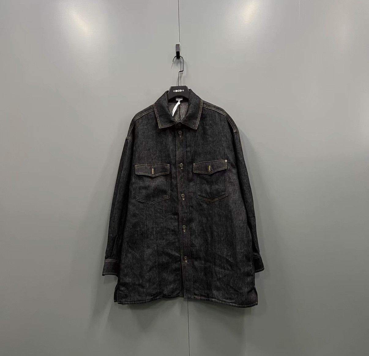 Loewe LOEWE Heavy Embroidered Denim Jacket at Back J41 Size US L / EU 52-54 / 3 - 1 Thumbnail