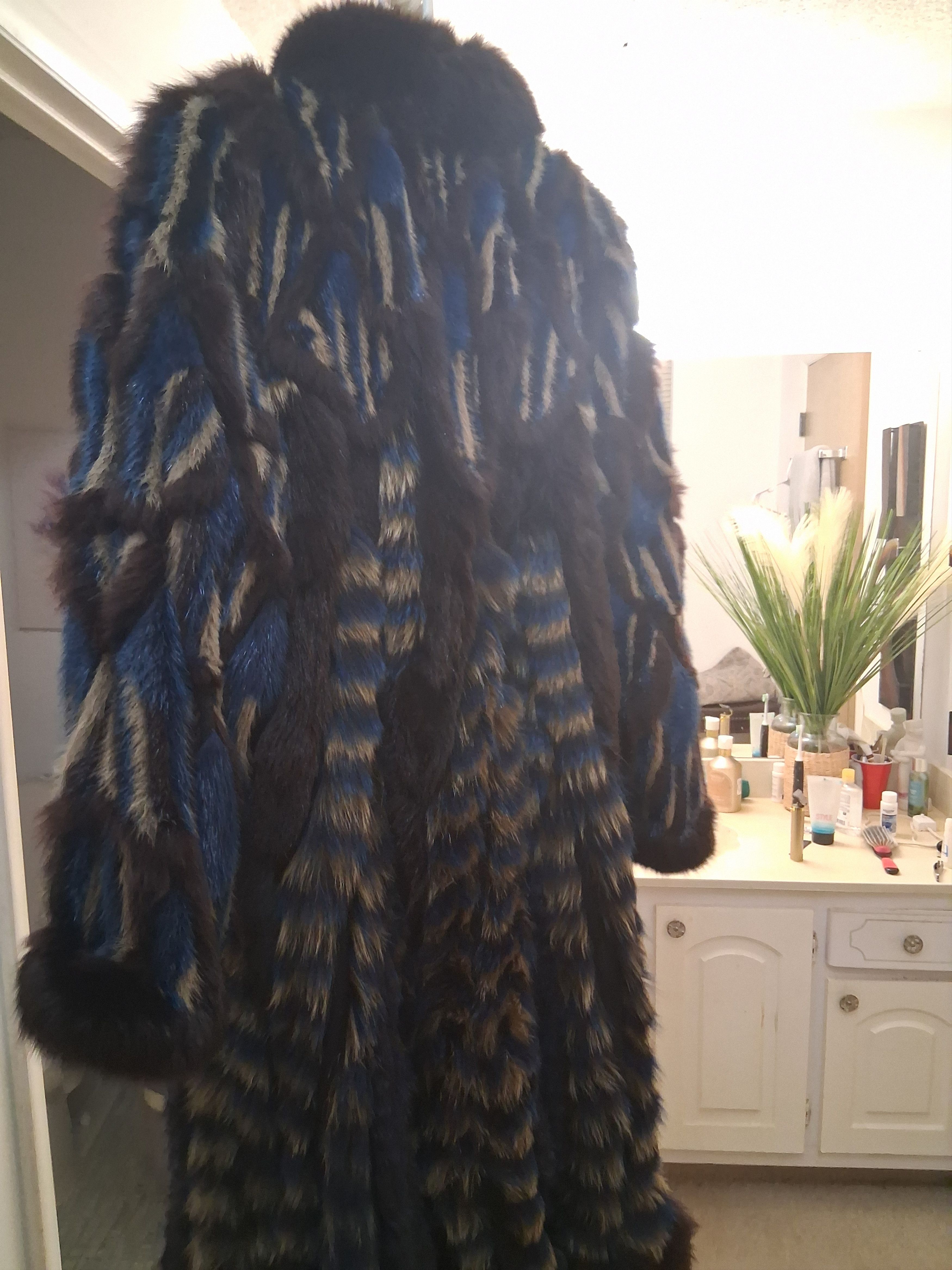 Other 1970s Grunstein Couture Mink & Raccoon Coat (70s, Finland) Size M / US 6-8 / IT 42-44 - 9 Thumbnail