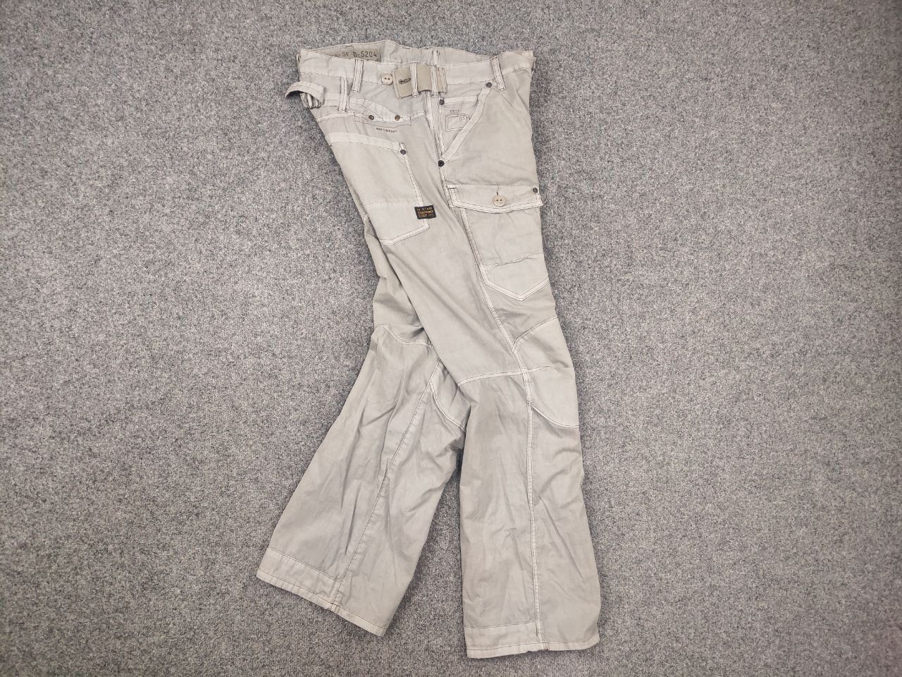 G-Star Vintage G Star Raw 3301 Cargo Multi pocket Double knee Pants Size US 34 / EU 50 - 13 Thumbnail