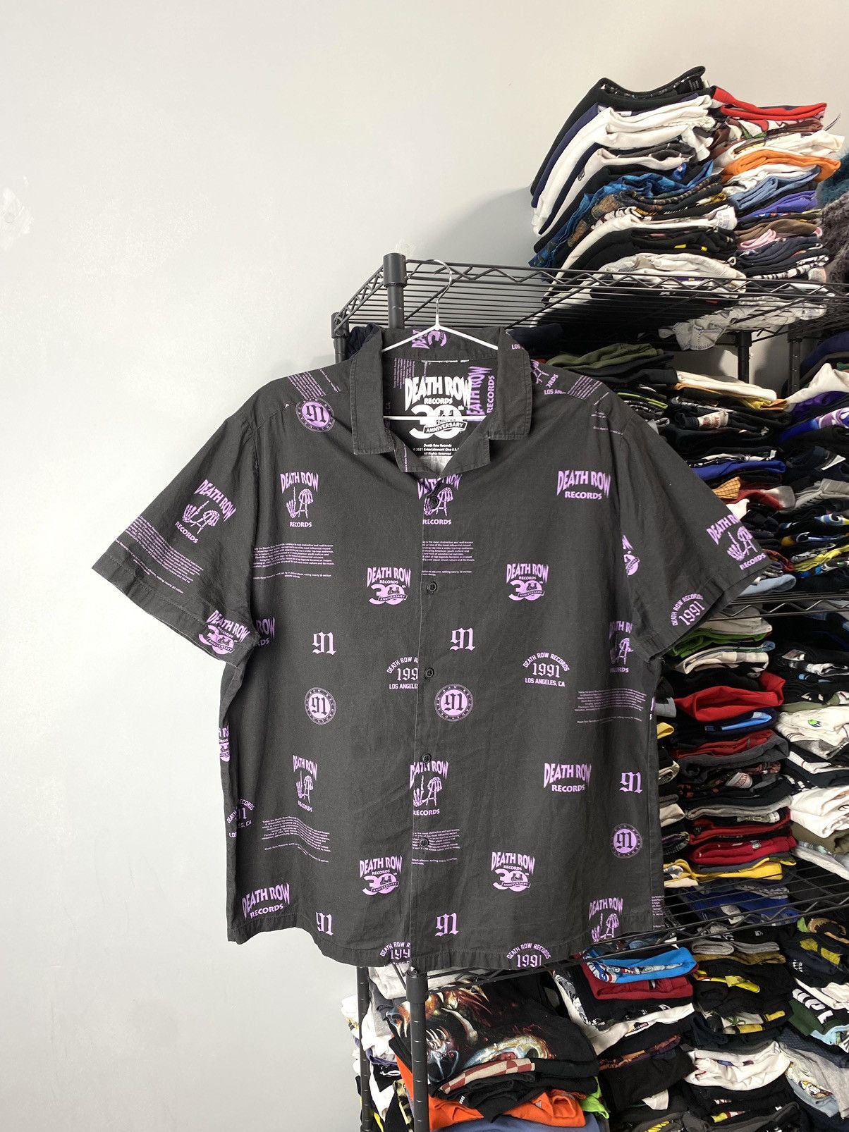 Death Row Records Vintage Style Death Row Records Shirt Tee Size US L / EU 52-54 / 3 - 1 Thumbnail