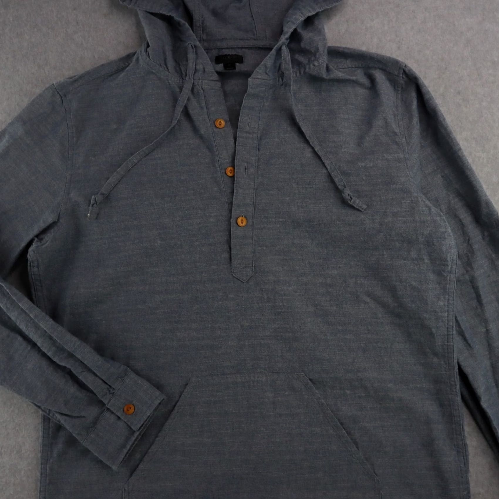 J.Crew J.CREW MENS Size Medium Lightweight Denim Shirt in Blue Size US M / EU 48-50 / 2 - 5 Thumbnail