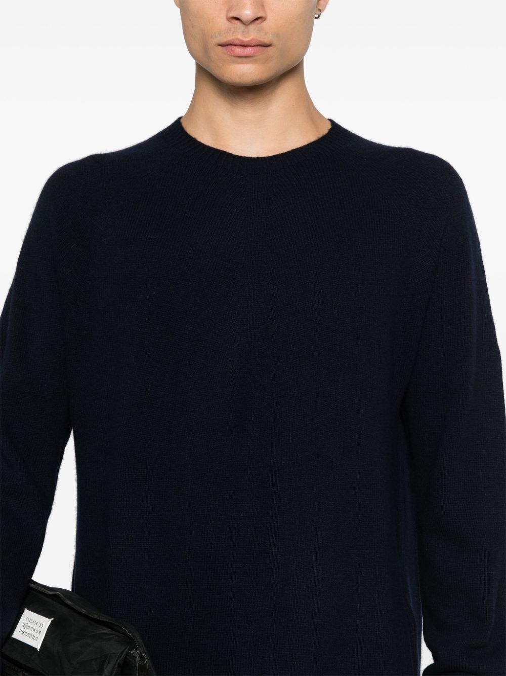 Jil Sander o1y1124 Crew-Neck Sweater in Black Size US M / EU 48-50 / 2 - 5 Thumbnail