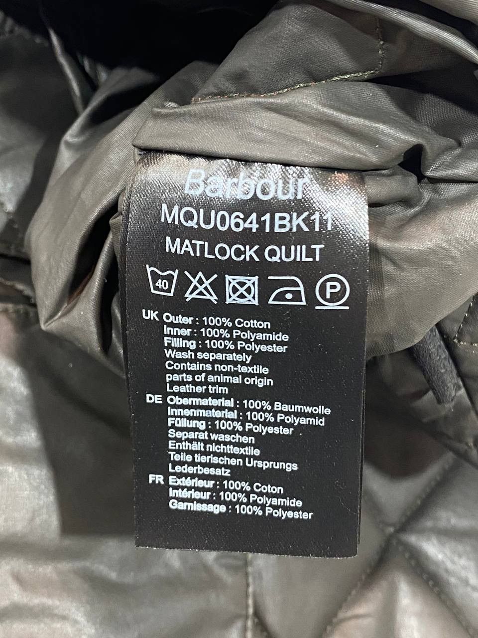 Barbour Barbour International Matlock Quilted Men Jacket Size US S / EU 44-46 / 1 - 14 Thumbnail
