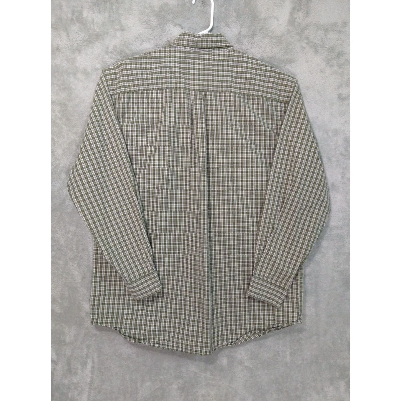 Carhartt Carhartt Shirt Mens Large Green Plaid Long Sleeve Button Down Cotton S153 Size US L / EU 52-54 / 3 - 2 Thumbnail