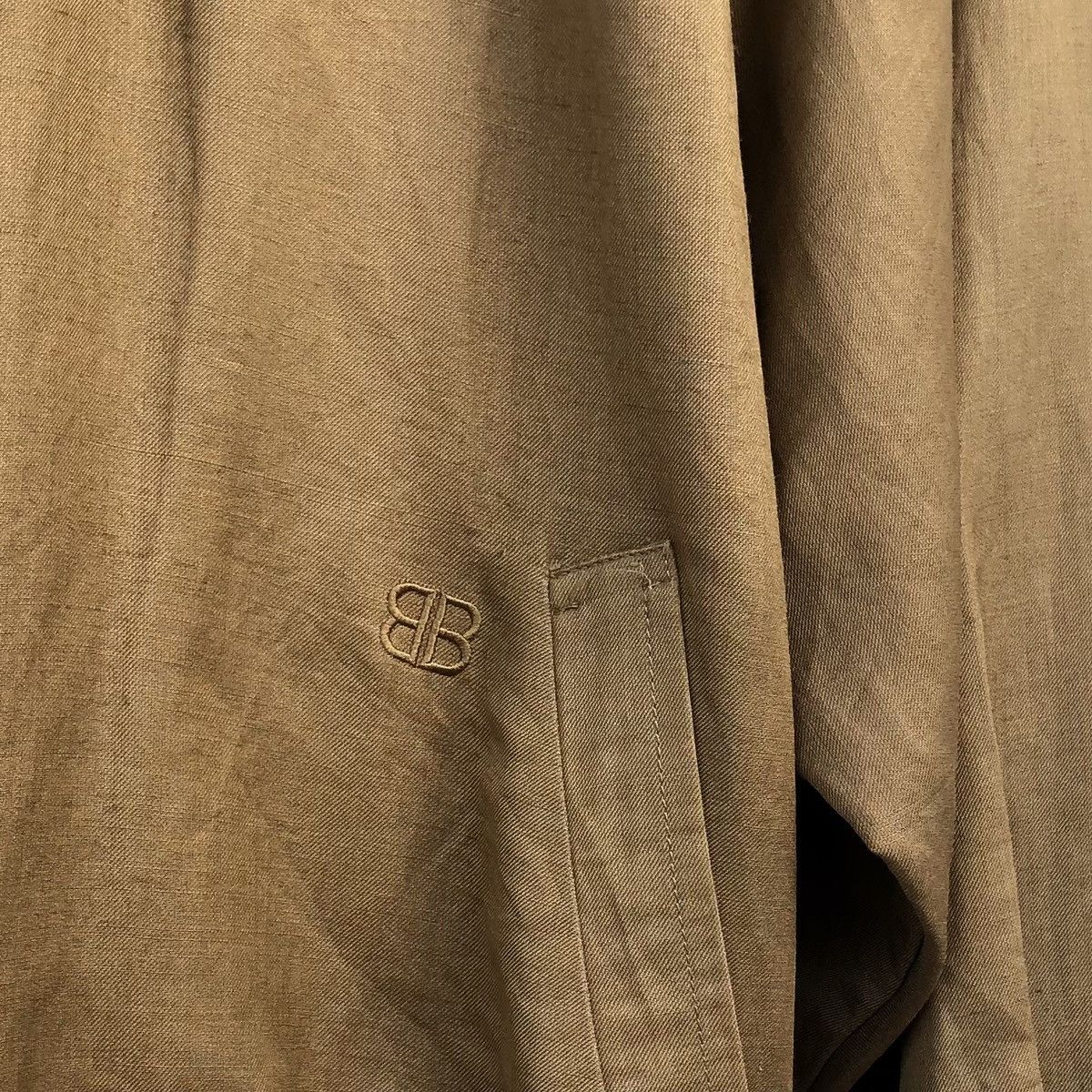 Balenciaga Vintage 90s Balenciaga Sport Linen Double Breasted Jacket Size US M / EU 48-50 / 2 - 6 Thumbnail