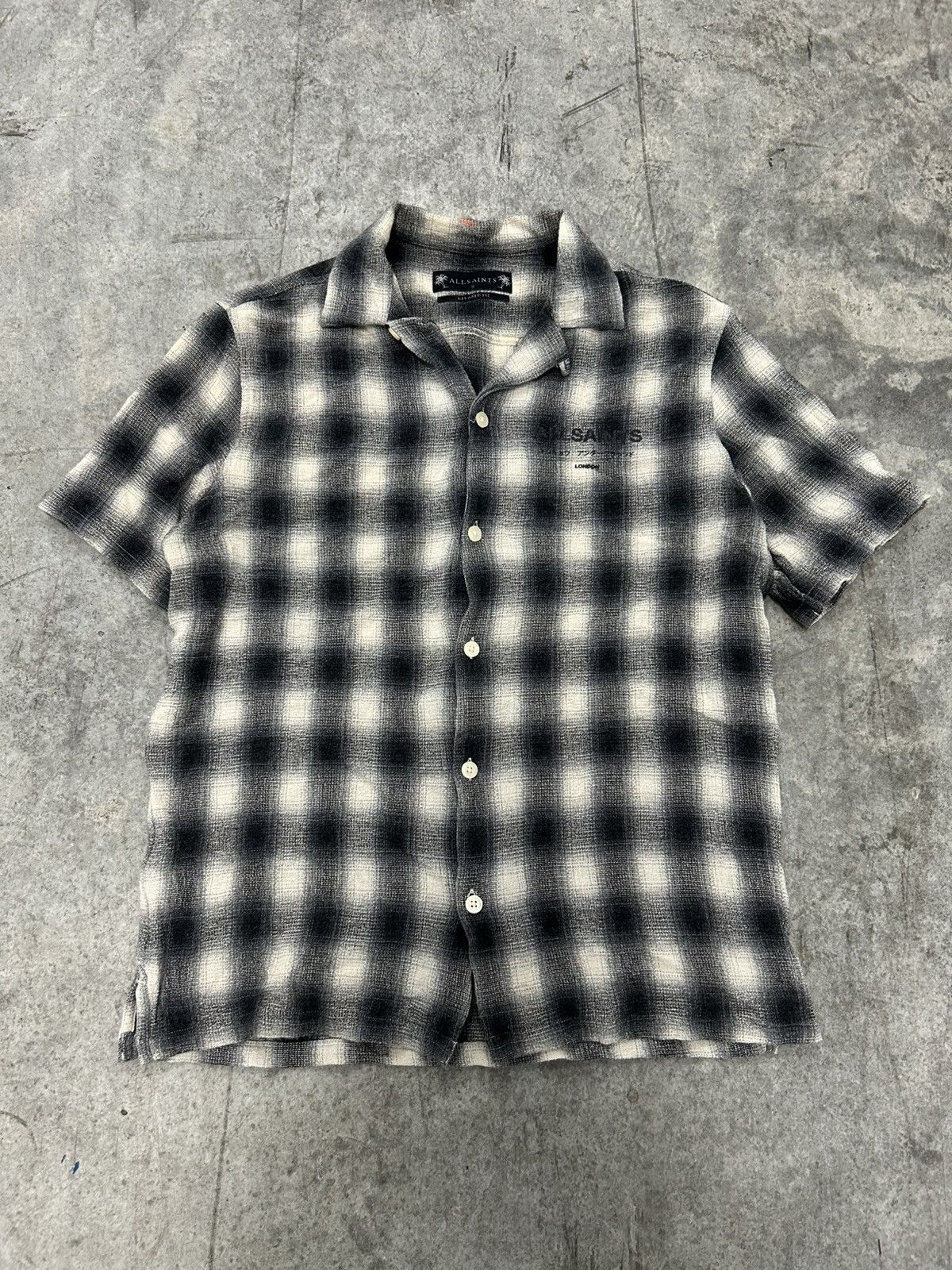 Allsaints All saints underground checkered shirt button up Size US S / EU 44-46 / 1 - 2 Thumbnail