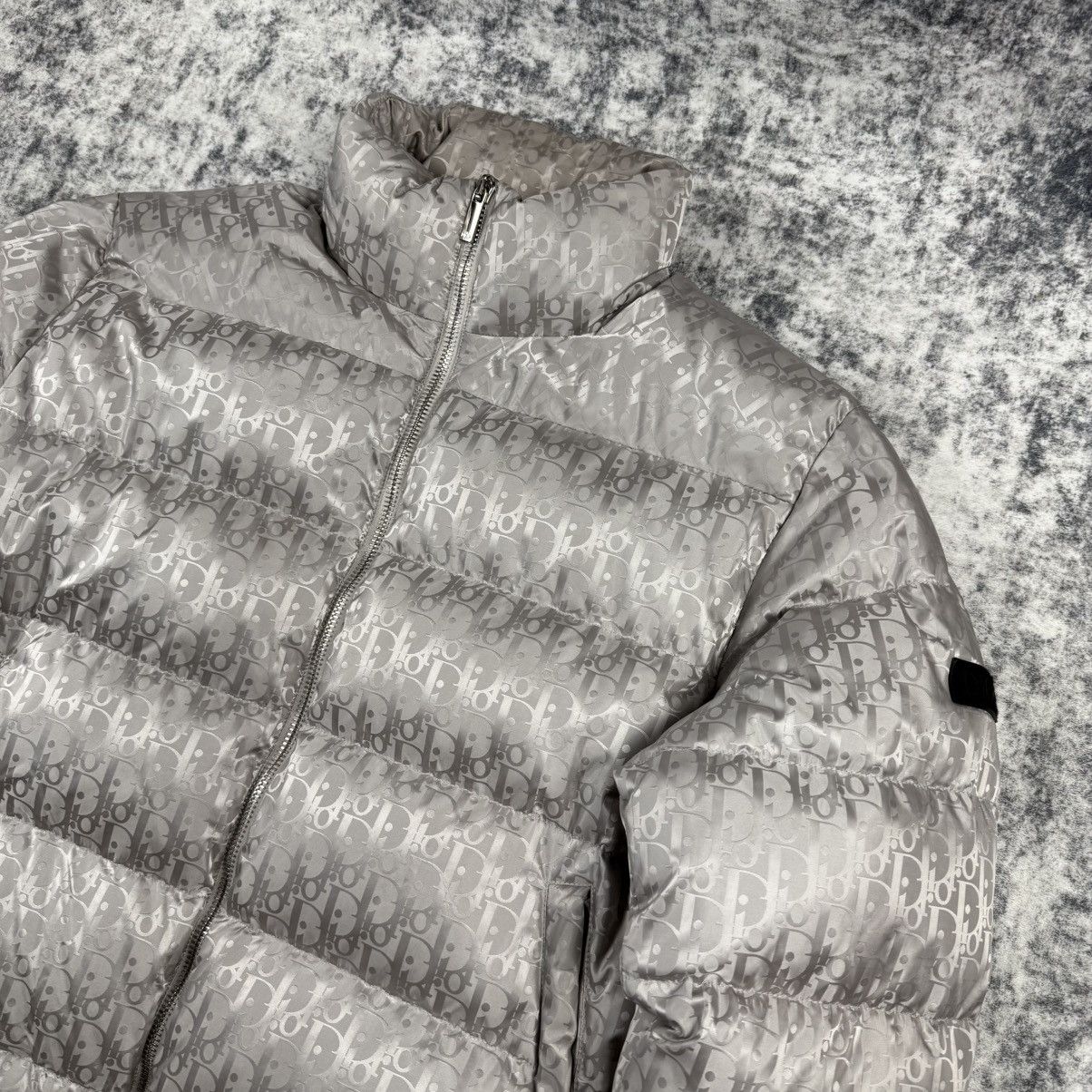 Dior Dior Oblique ‘Silver’ Down Jacket Size US XL / EU 56 / 4 - 2 Thumbnail