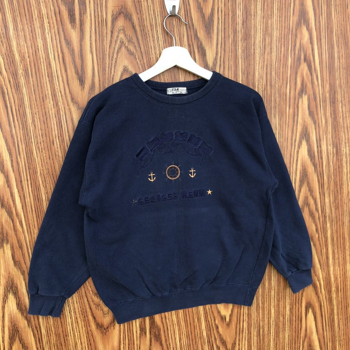 Japanese Brand Vintage Designer Georges Memmi Paris Sweatshirt Size M / US 6-8 / IT 42-44 - 2 Thumbnail