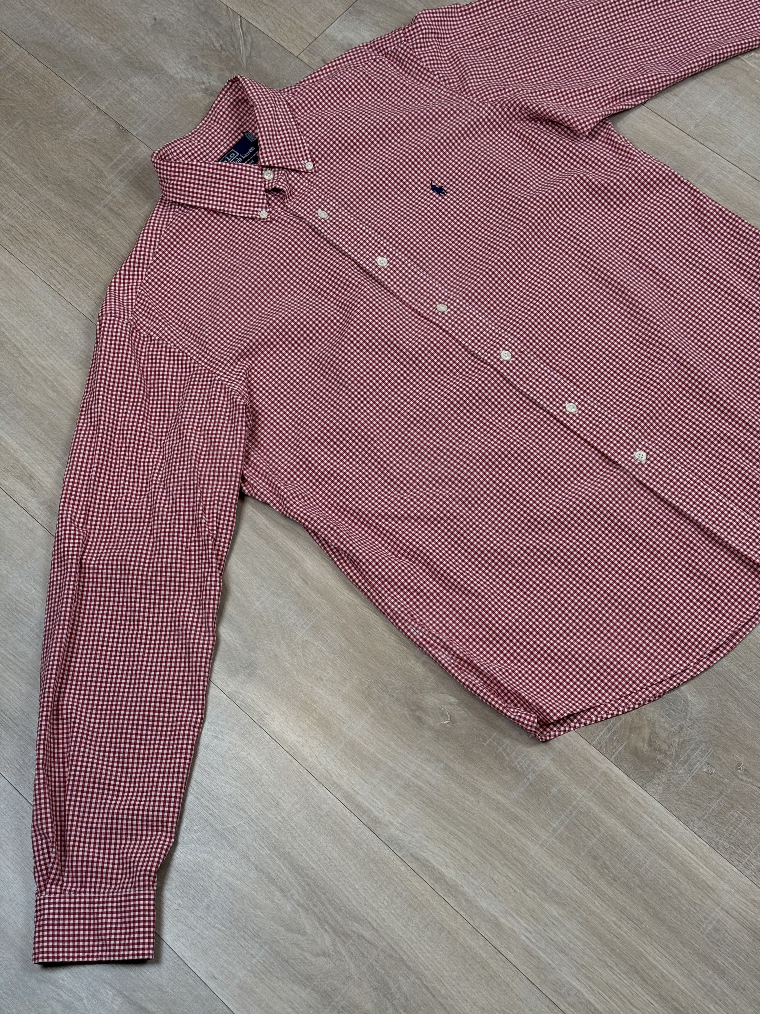 Polo Ralph Lauren Vintage Polo Ralph Lauren Shirt White/Red Size US L / EU 52-54 / 3 - 2 Thumbnail