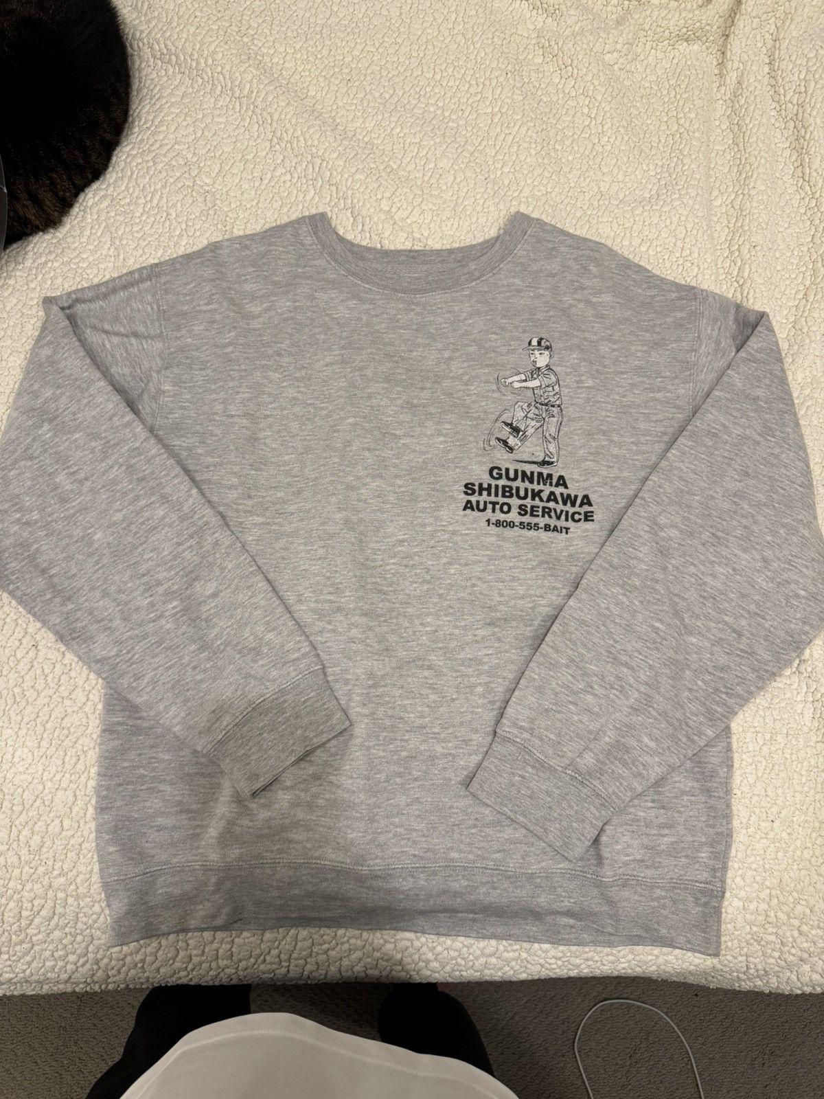 Bait Bait x Initial D - Grey Swearshirt Size L Size US L / EU 52-54 / 3 - 1 Thumbnail