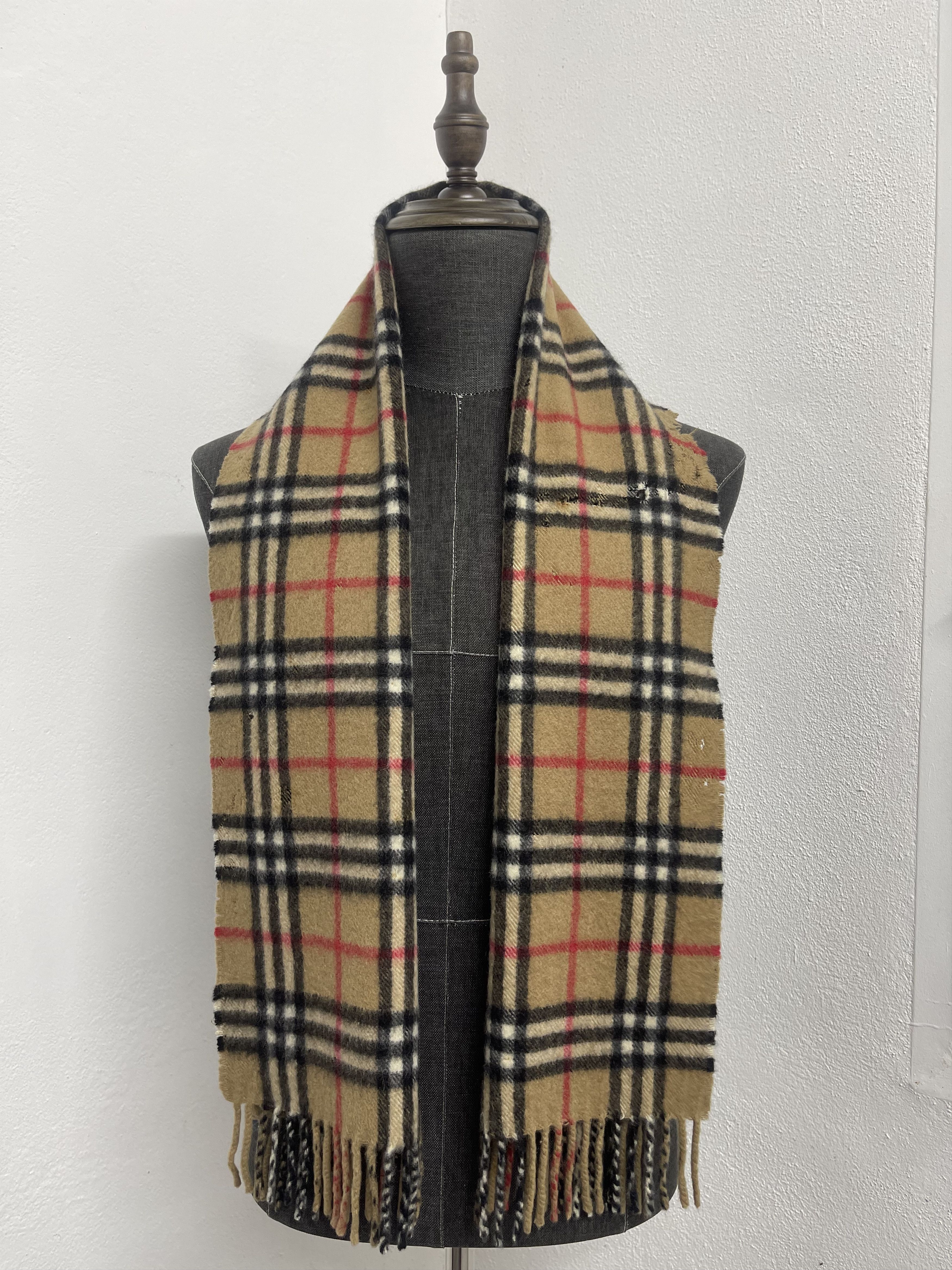 Burberry Vintage Burberrys Nova Checkered Muffler Scarf - 6230 Size ONE SIZE - 1 Thumbnail
