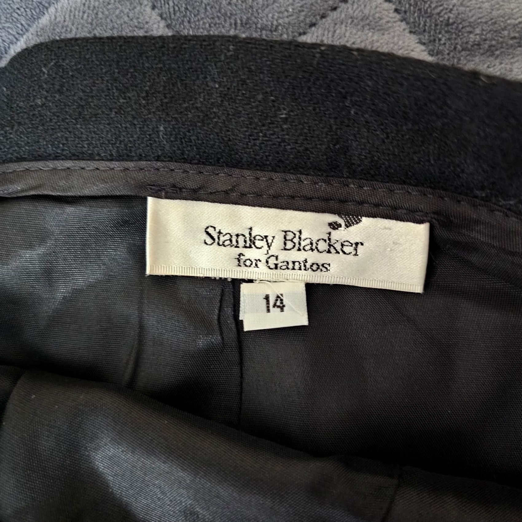 Stanley Blacker VINTAGE Stanley Blacker Skirt Women 14 Wool Black Pleated Button Long Time period: 1990s (if applicable) Mens Womens Size 36" / US 14 / IT 50 - 4 Thumbnail