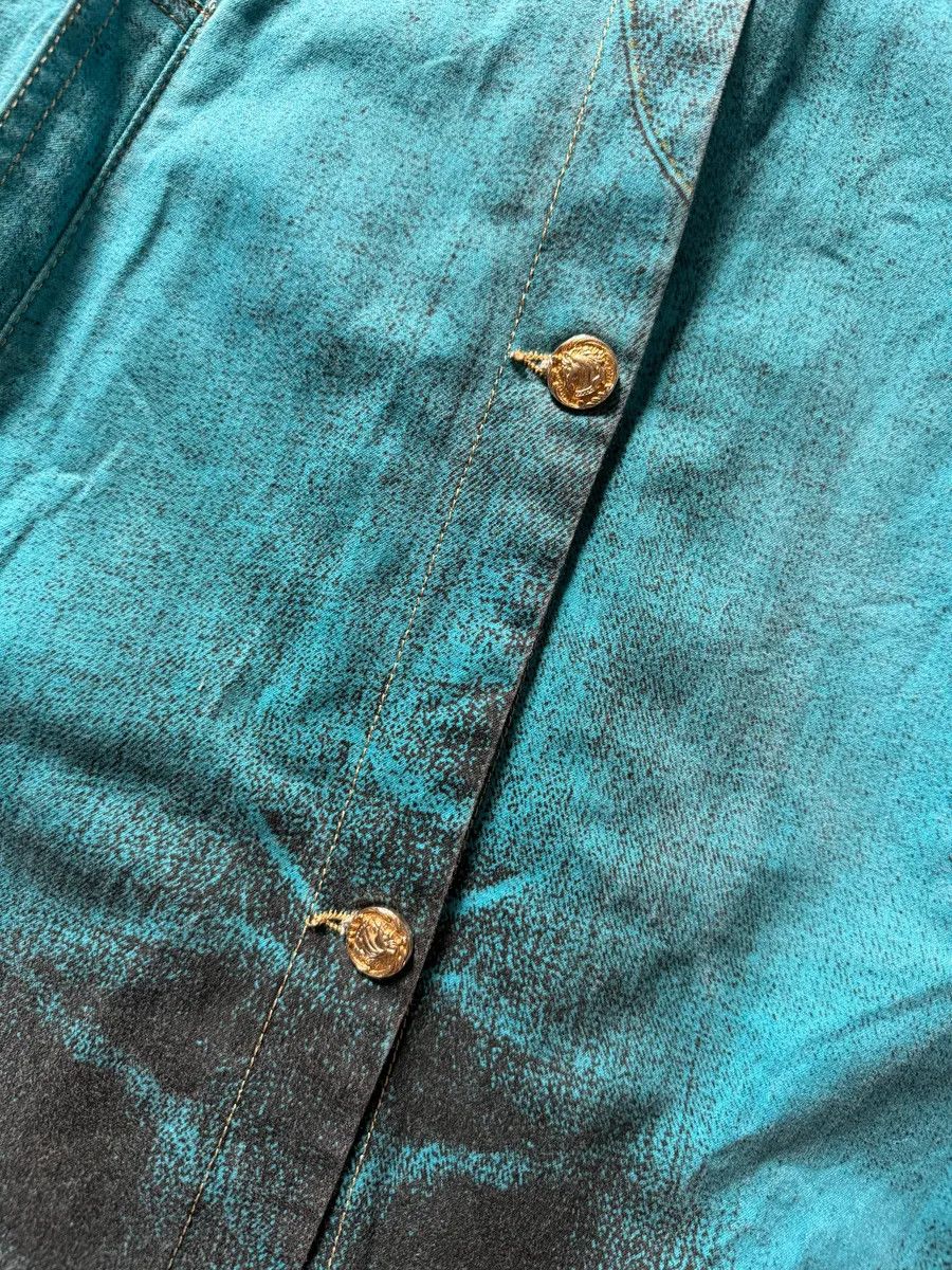 Roberto Cavalli AW2003 Roberto Cavalli Trompe loeil Pockets Blue Jacket Size M / US 6-8 / IT 42-44 - 8 Thumbnail