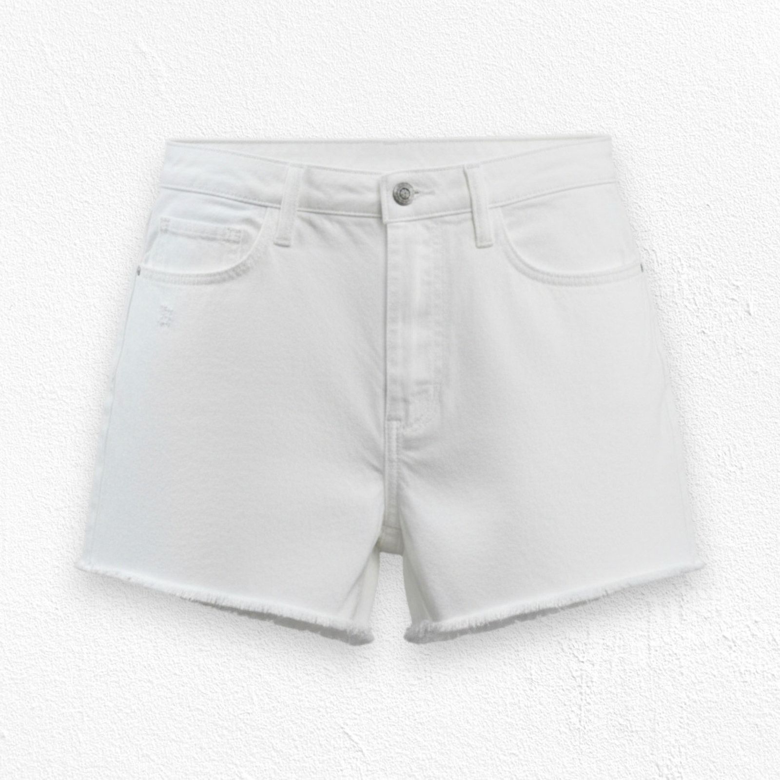 Other Favorite Daughter White High Rise Denim Shorts Size 25 Size 25" / US 0 / IT 36 - 1 Thumbnail