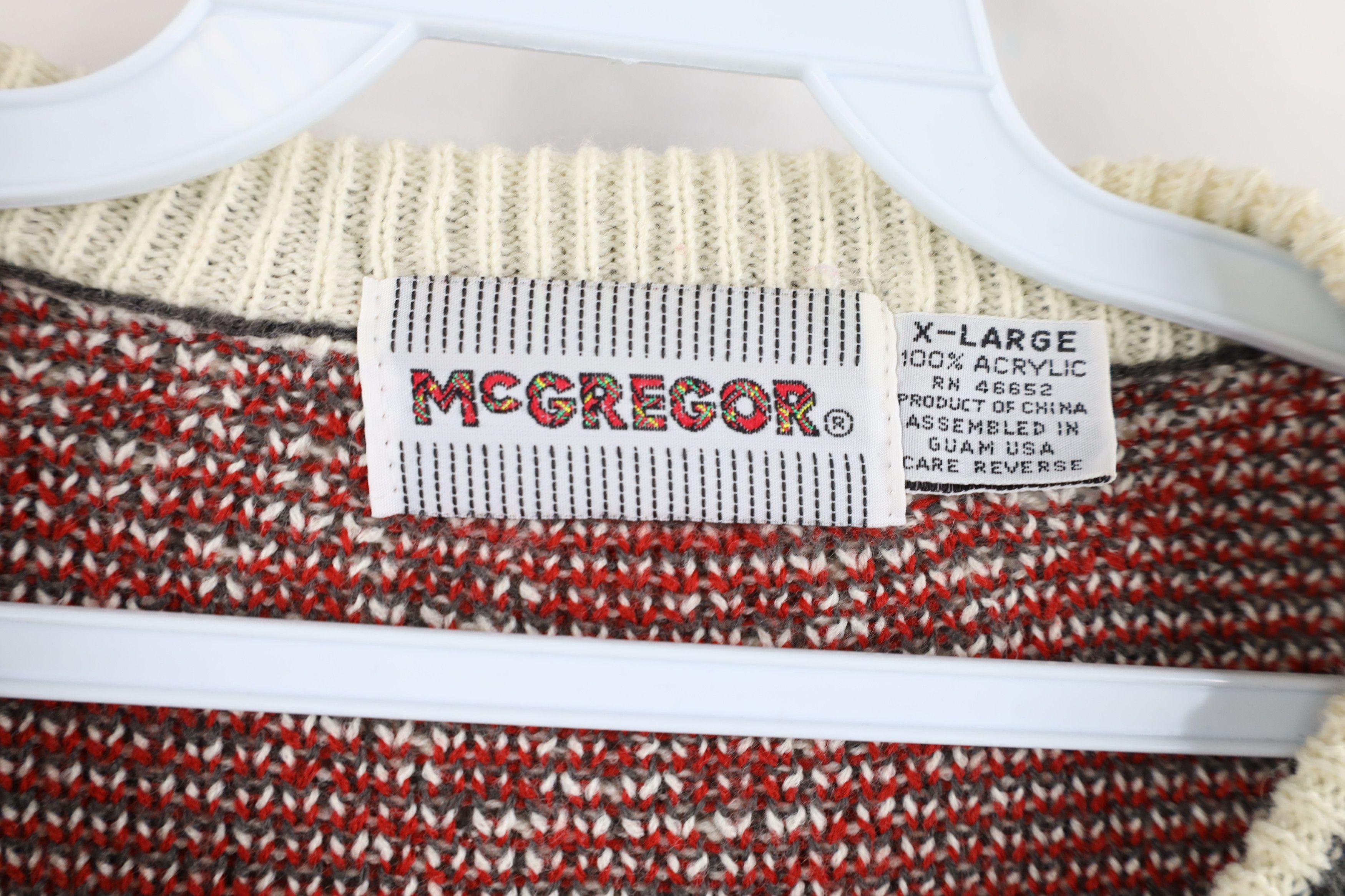 Vintage Vintage 90s Streetwear Diamond Chunky Ribbed Knit Sweater Size US XL / EU 56 / 4 - 4 Thumbnail
