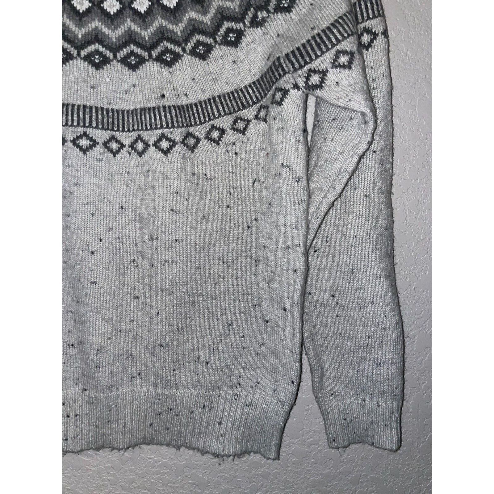 Vintage Women's Original Weatherproof Vintage Sweater Gray Outerwear Size XS / US 0-2 / IT 36-38 - 4 Thumbnail