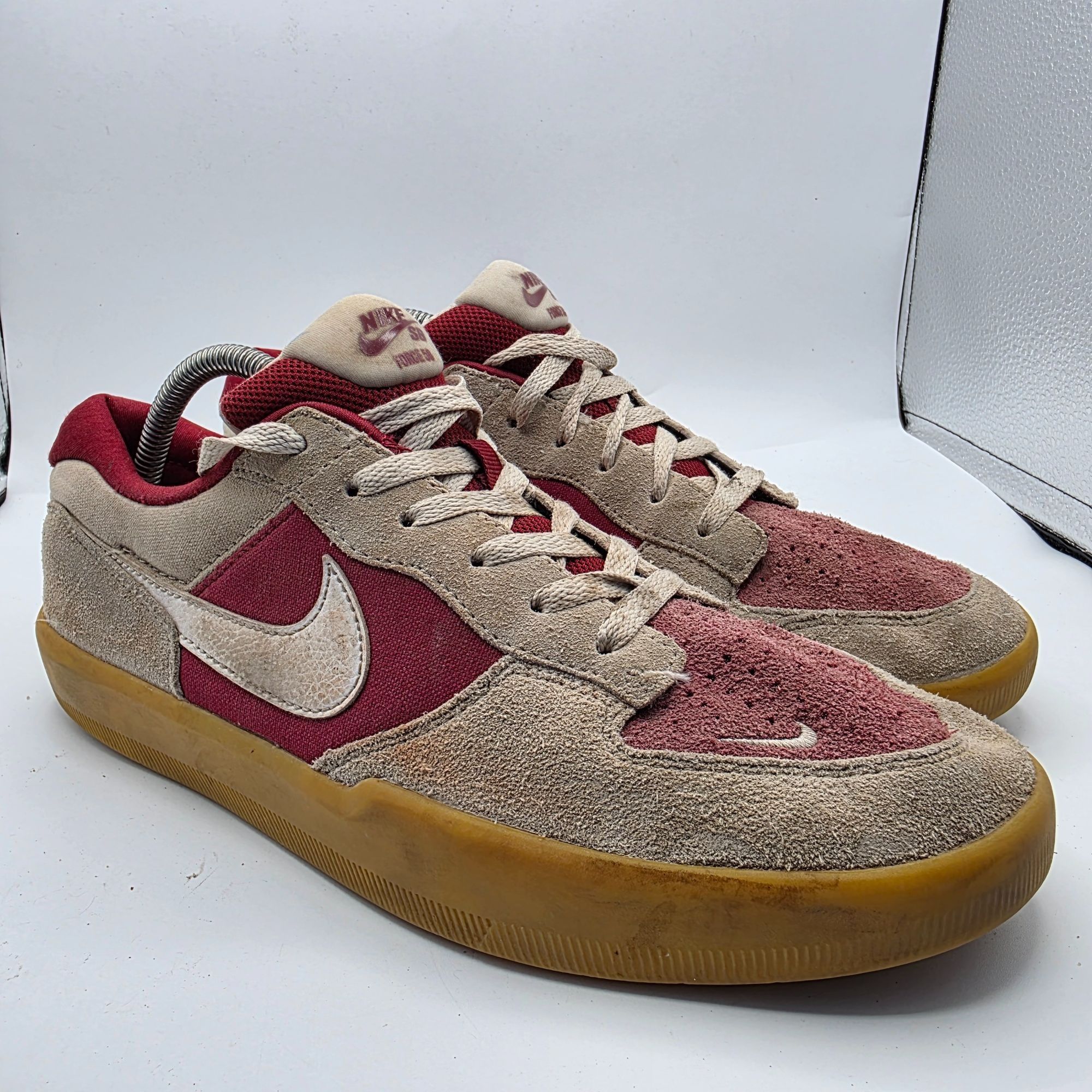 Nike Nike SB Force 58 Mens Size 10.5 Team Red Summit White Sneake Size US 10.5 / EU 43-44 - 1 Thumbnail