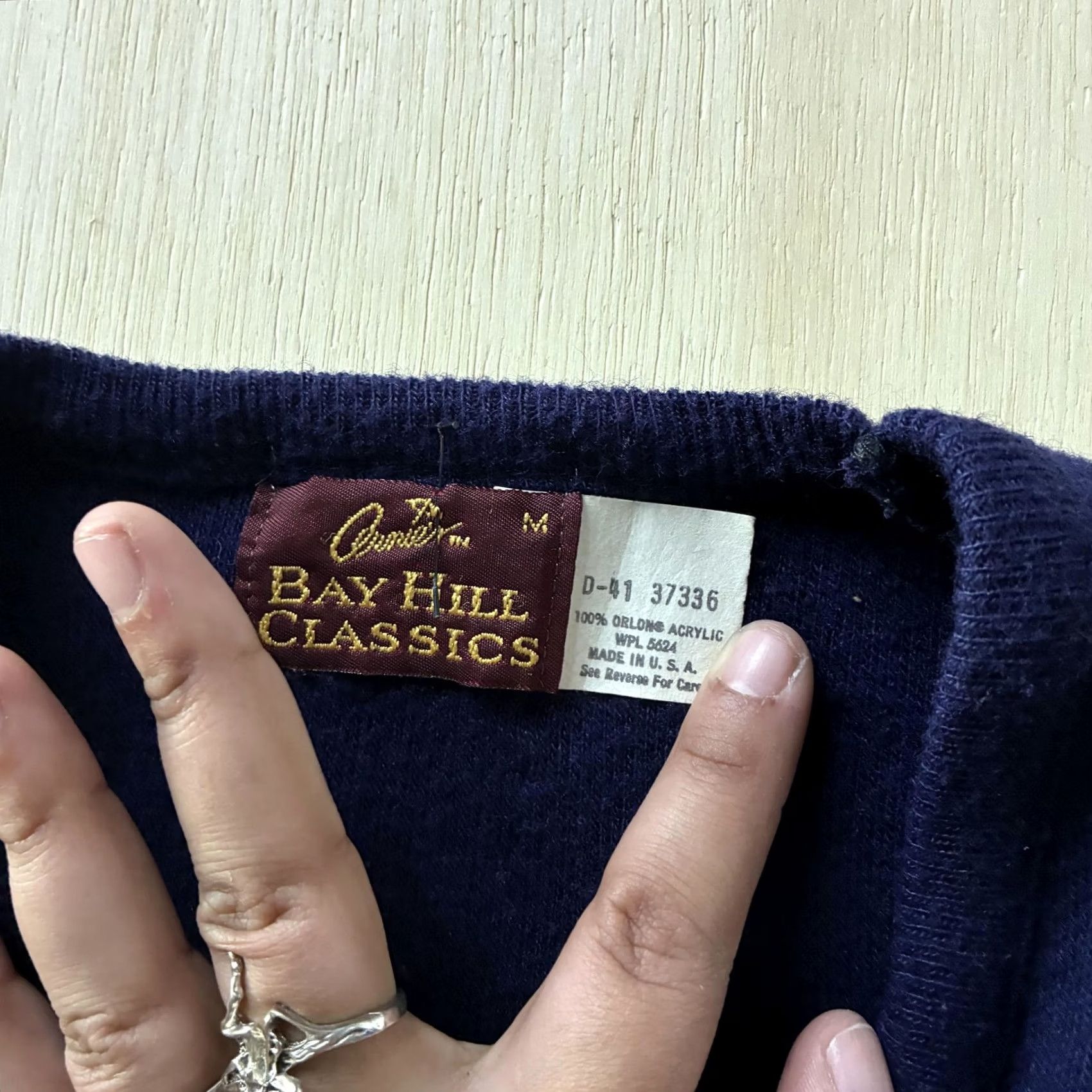 Vintage VINTAGE Bay Hill Classics Sweater Vest Mens Medium Blue V Neck Knit Acrylic Vest Men Medium Blue V-Neck Knit Acrylic Size US M / EU 48-50 / 2 - 3 Thumbnail