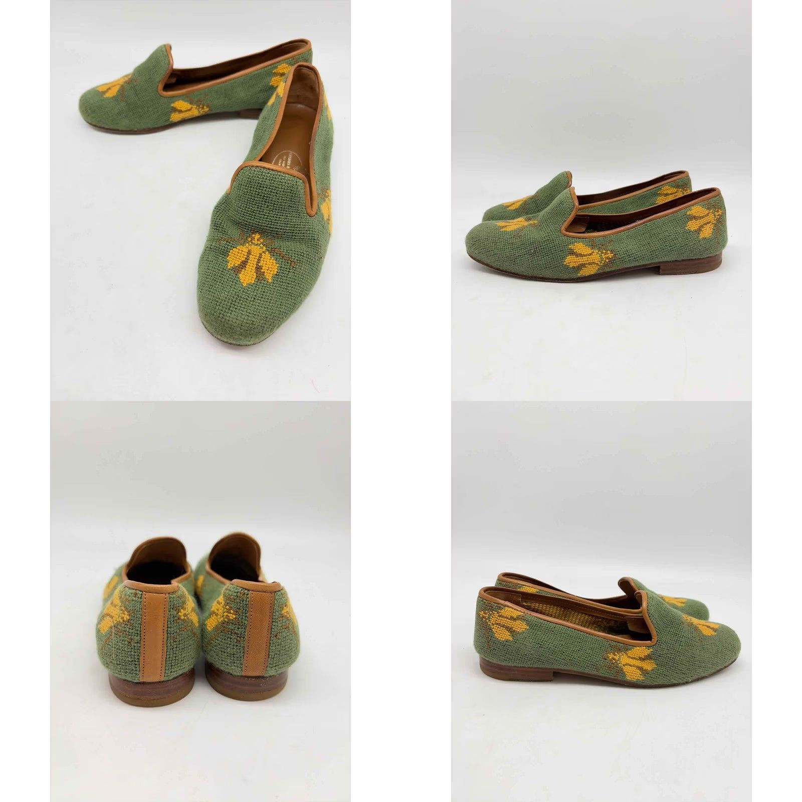 Vintage Stubbs and Wooten Green Size 6 Slip On Flats Size US 6 / IT 36 - 8 Thumbnail