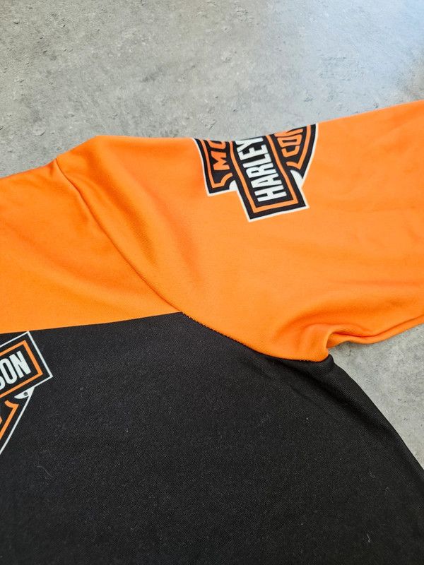 Harley Davidson × Vintage Boxy oversize blouse ZIP Harley Davidson Hoodie Rap size XL Size US XL / EU 56 / 4 - 5 Thumbnail