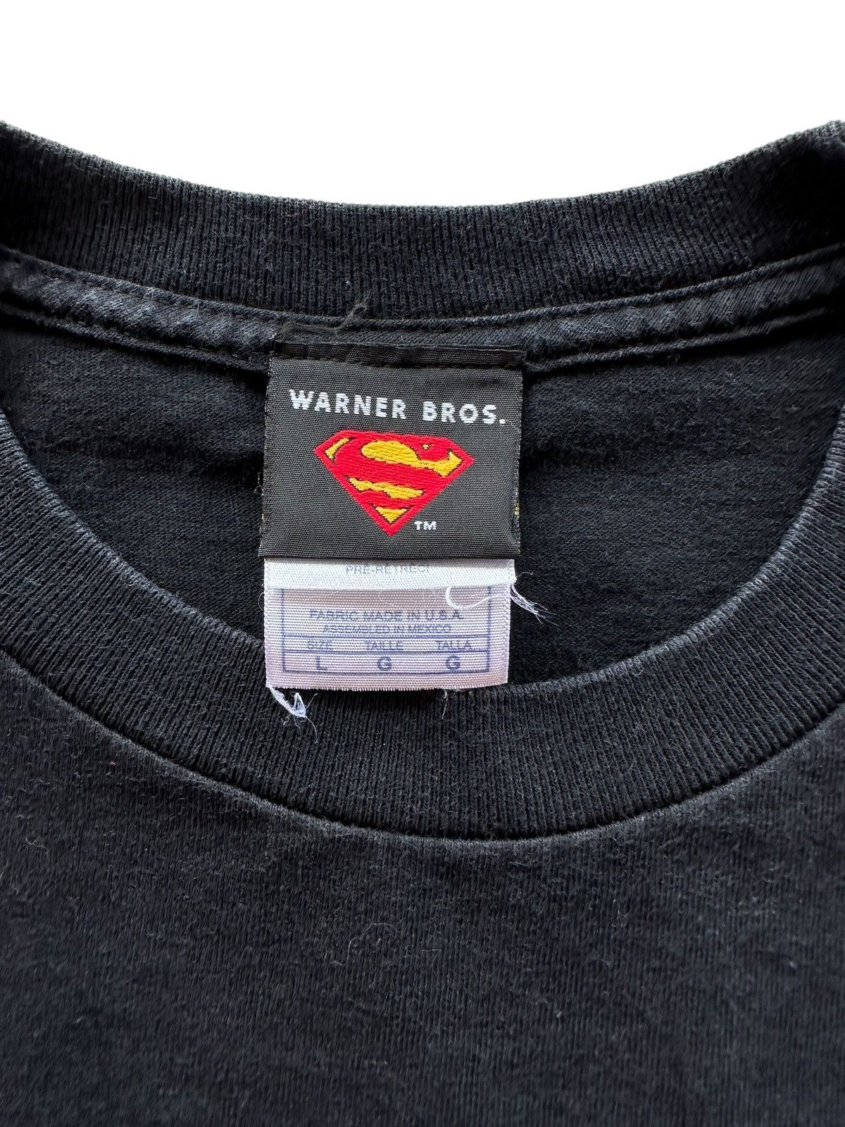 Vintage 1995 VTG Superman Warner Bros Tshirt Size US L / EU 52-54 / 3 - 8 Thumbnail