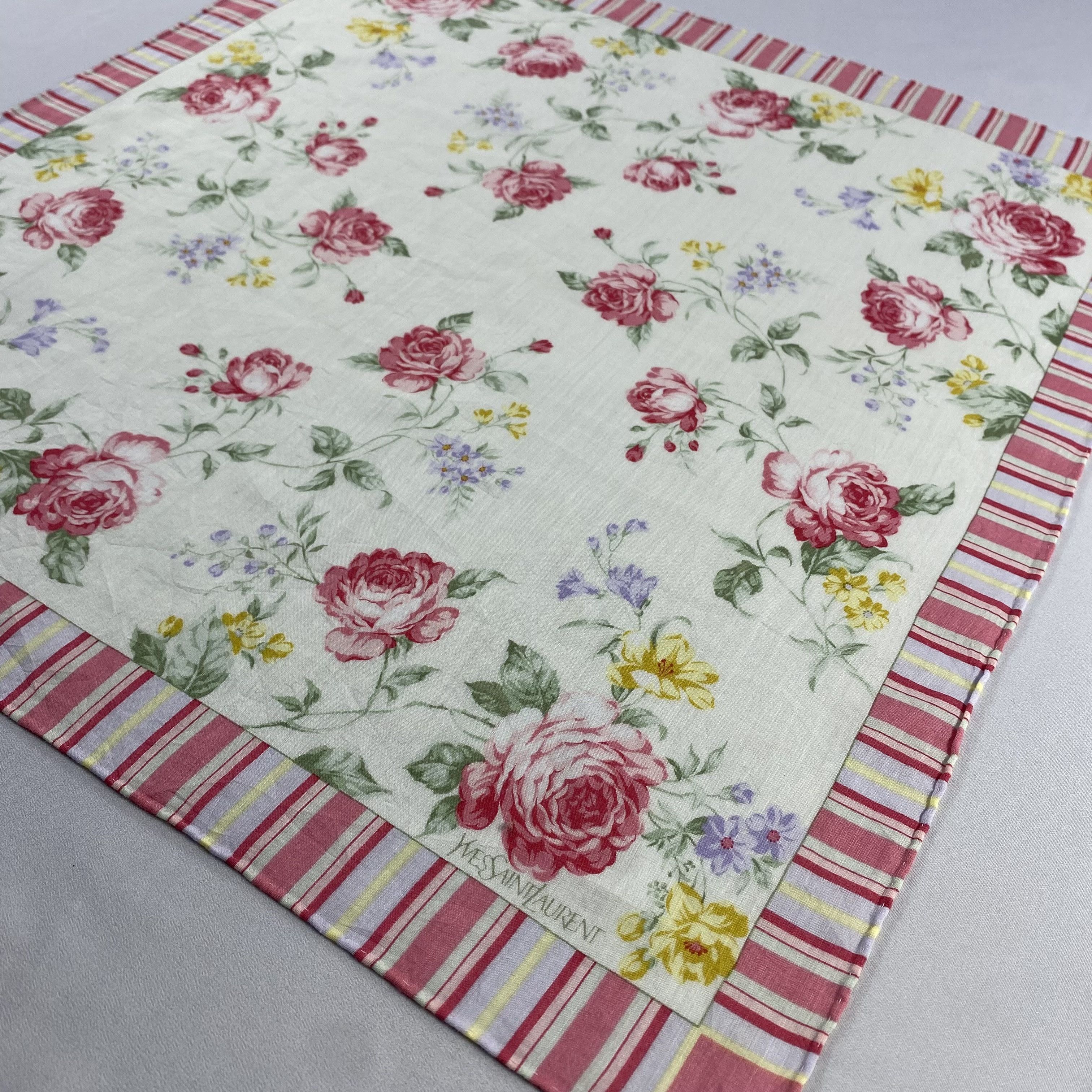 Vintage Yves Saint Laurent Handkerchief / Neckerchief-P1182 Size ONE SIZE - 2 Thumbnail
