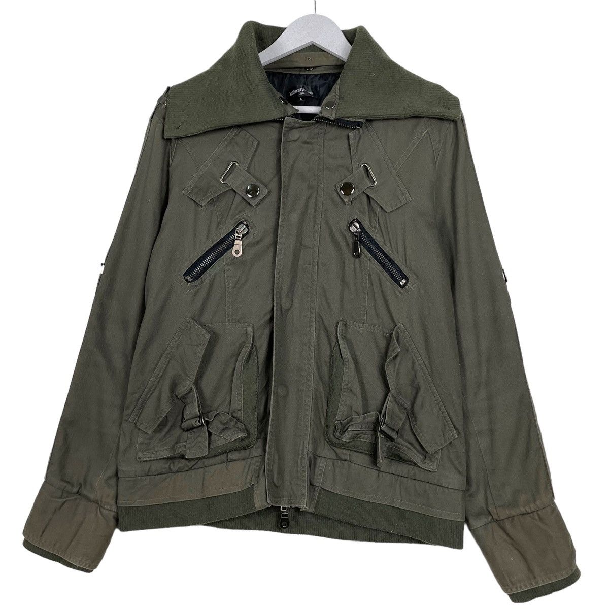 Beauty Beast × In The Attic × Japanese Brand 💥IN THE ATTIC PARACHUTE BONDAGE BIG COLLAR JACKET Size US M / EU 48-50 / 2 - 2 Thumbnail