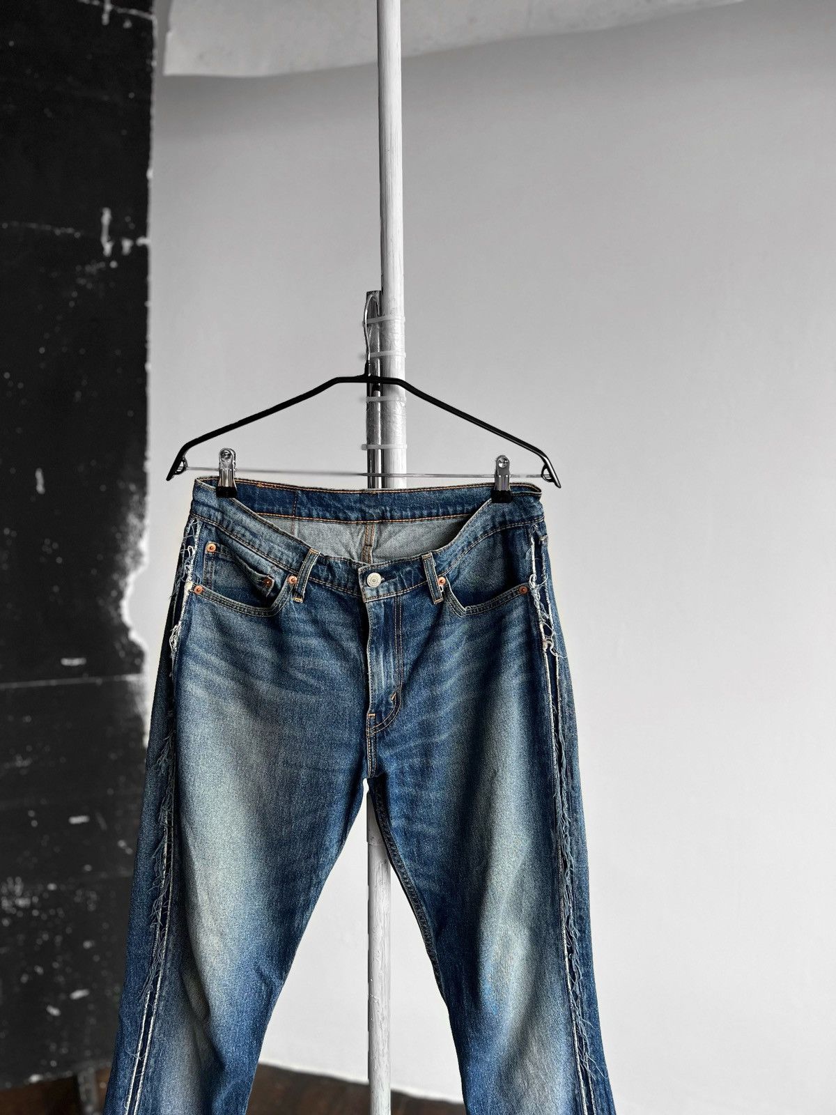 Designer × Levi's Levis 511 Mens Blue Straight Fit Denim Jeans Zipper Closure Size US 32 / EU 48 - 3 Thumbnail