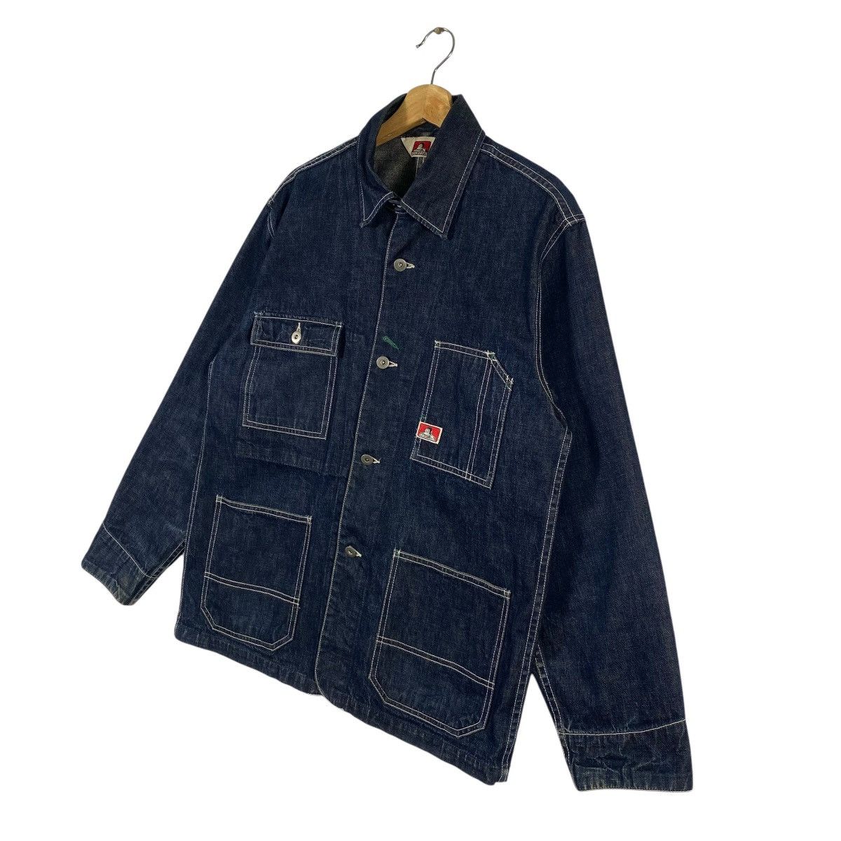 Ben Davis × Vintage Vintage Ben Davis Chore Button Jacket M Size Indogo Colour Size US M / EU 48-50 / 2 - 3 Thumbnail