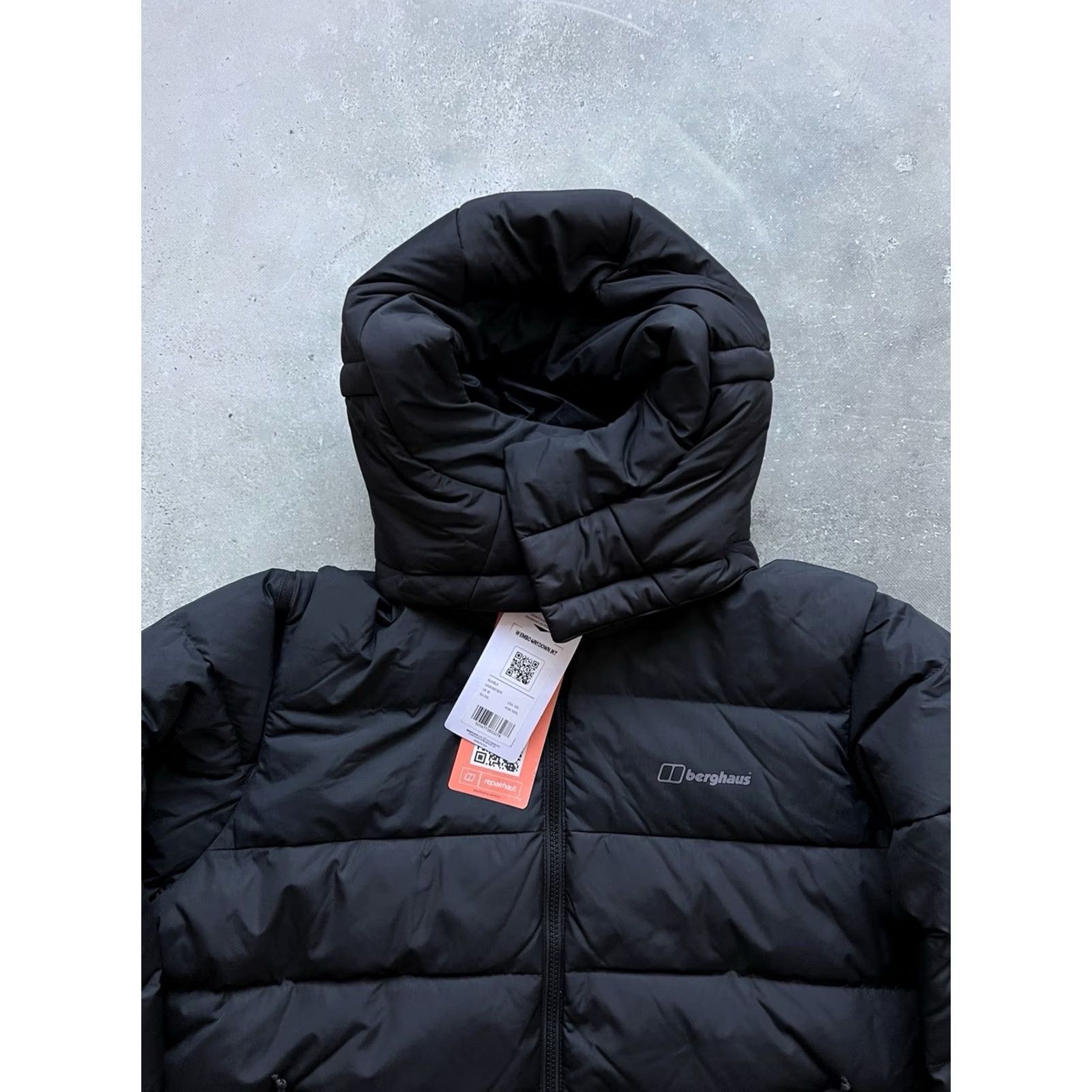 Berghaus BERGHAUS EMBO 4 IN 1 DOWN CONVERTIBLE JACKET PUFFER WOMEN'S BLACK 2XL Size XXL / US 16-18 / IT 52-54 - 4 Thumbnail