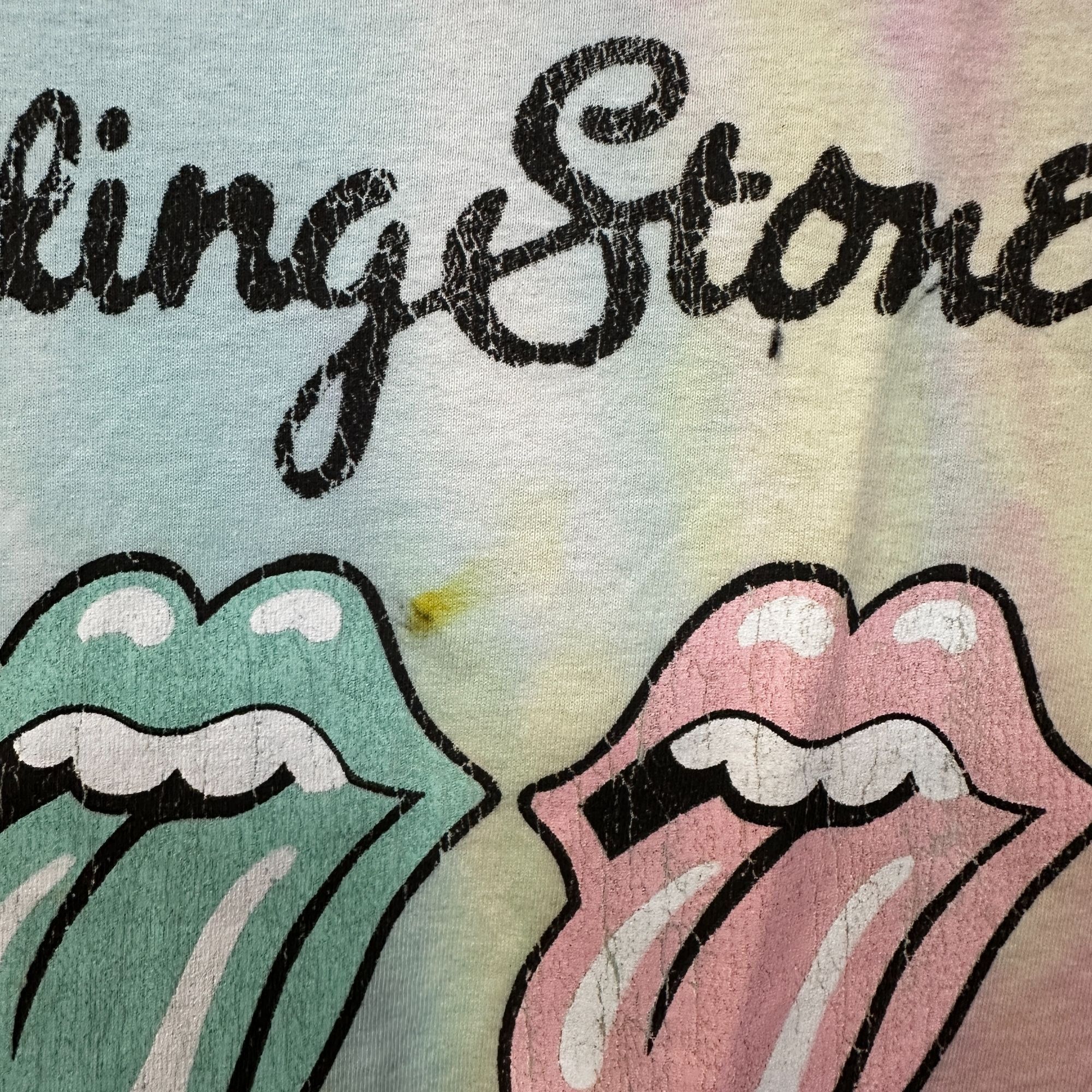 The Rolling Stones The Rolling Stones pastel tie dye Rock Tshirt size medium Size US M / EU 48-50 / 2 - 6 Thumbnail