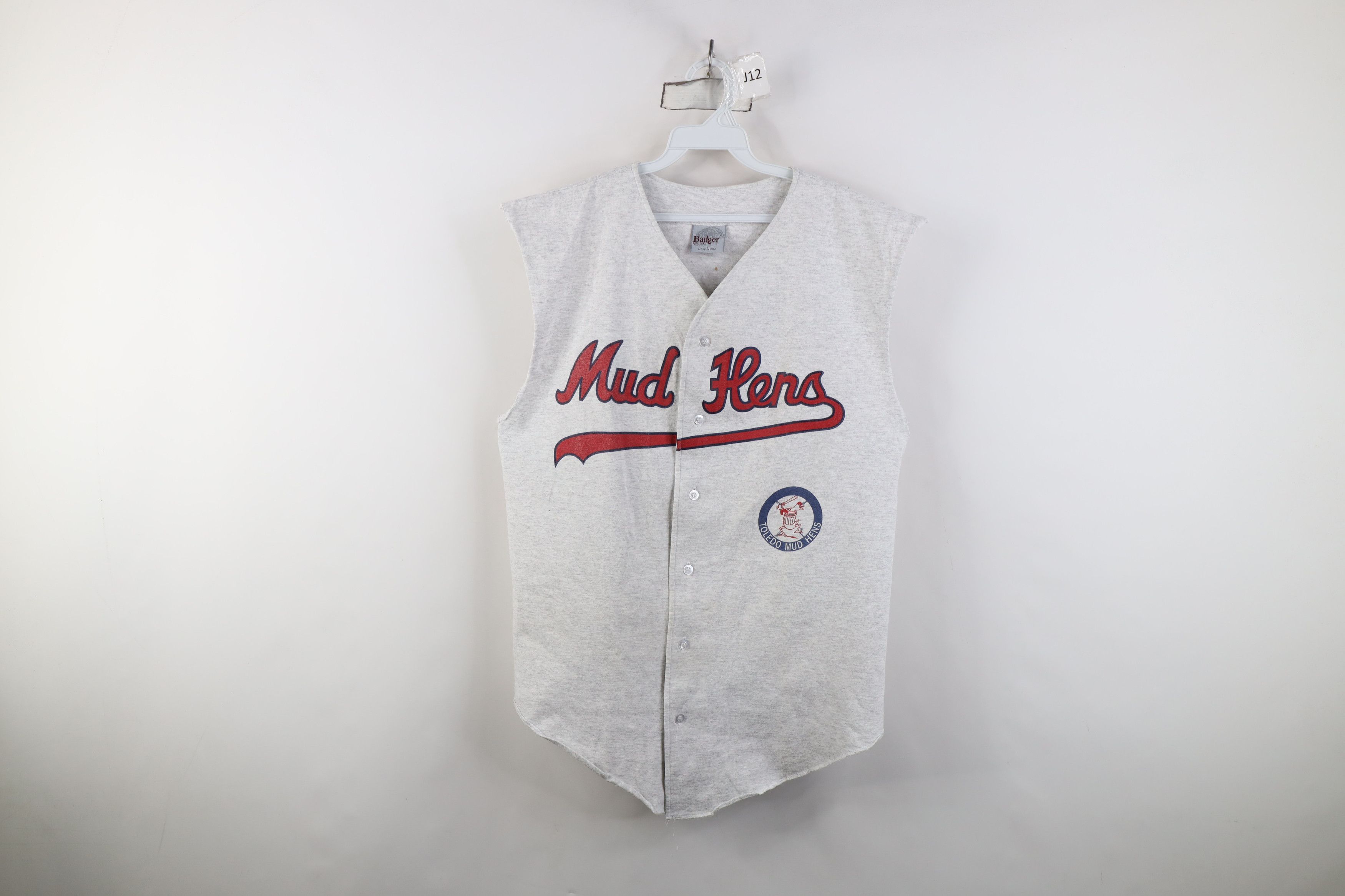 Vintage Vintage 90s Toledo Mud Hens Baseball Jersey Sleeveless USA Size US L / EU 52-54 / 3 - 1 Thumbnail