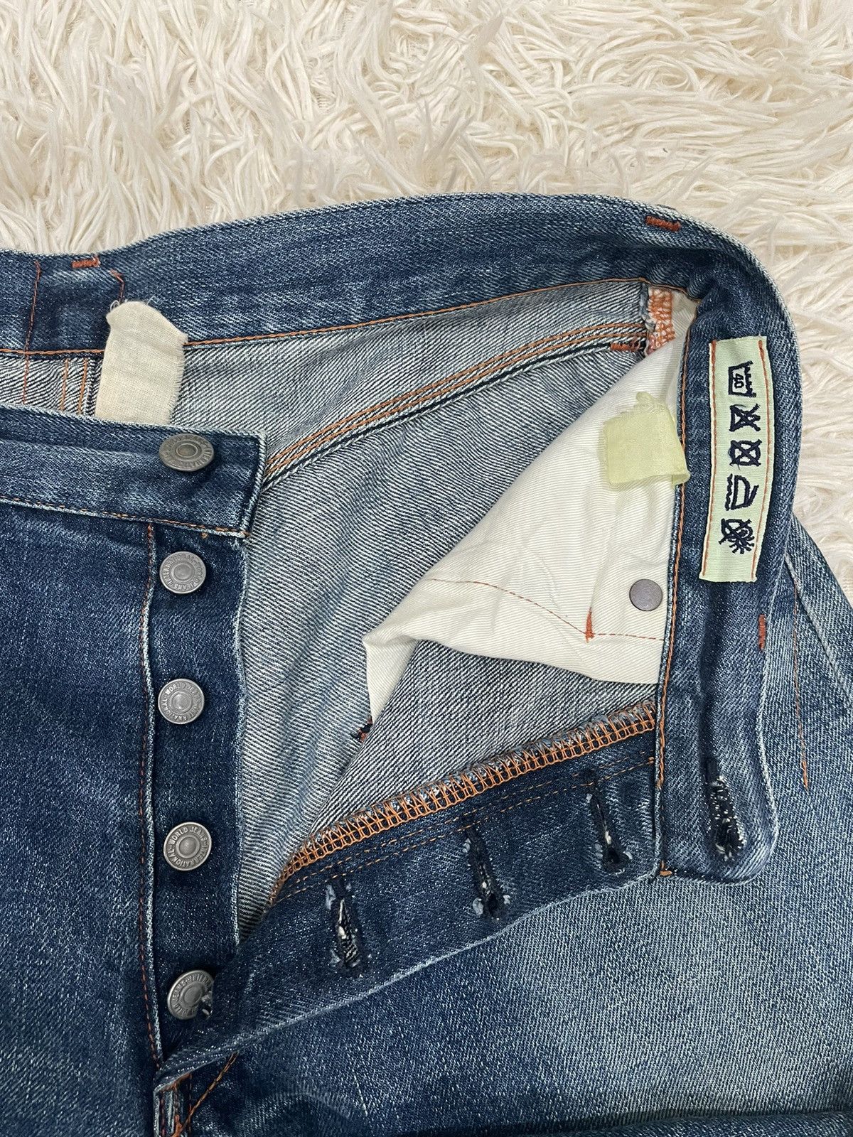 KATO Buy Now‼️Distressed Kato Selvedge Denim (KUR-01) Size US 30 / EU 46 - 15 Thumbnail