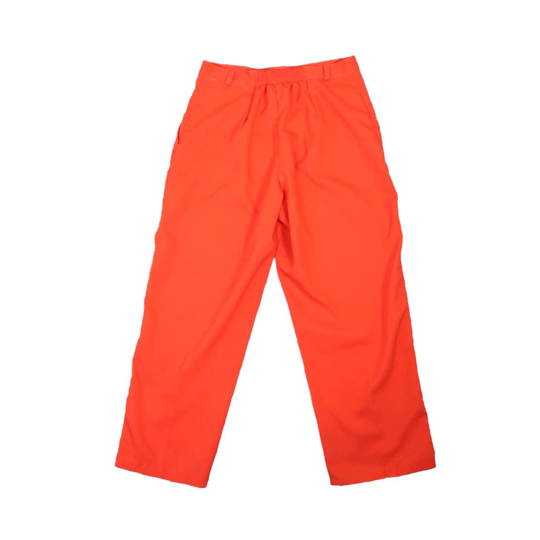 Vintage VINTAGE 80s bright red high rise wide leg balloon pants Pants Women 32" Red Solid Wide-Leg High Rise 80s Womens Mens? Size 36" / US 14 / IT 50 - 3 Thumbnail