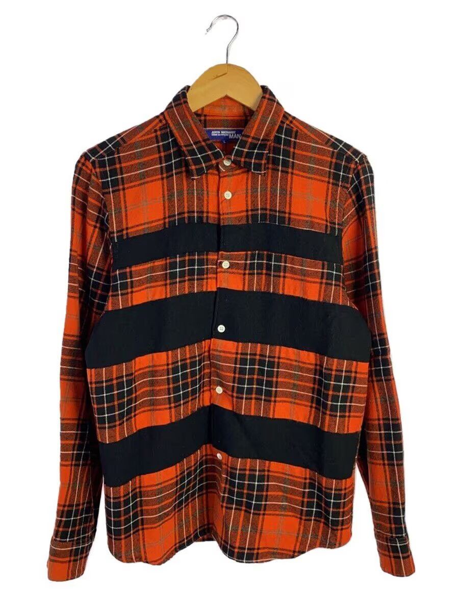Comme des Garcons × Junya Watanabe Reconstructed Patchwork Striped Flannel Button Shirt Size US L / EU 52-54 / 3 - 1 Thumbnail