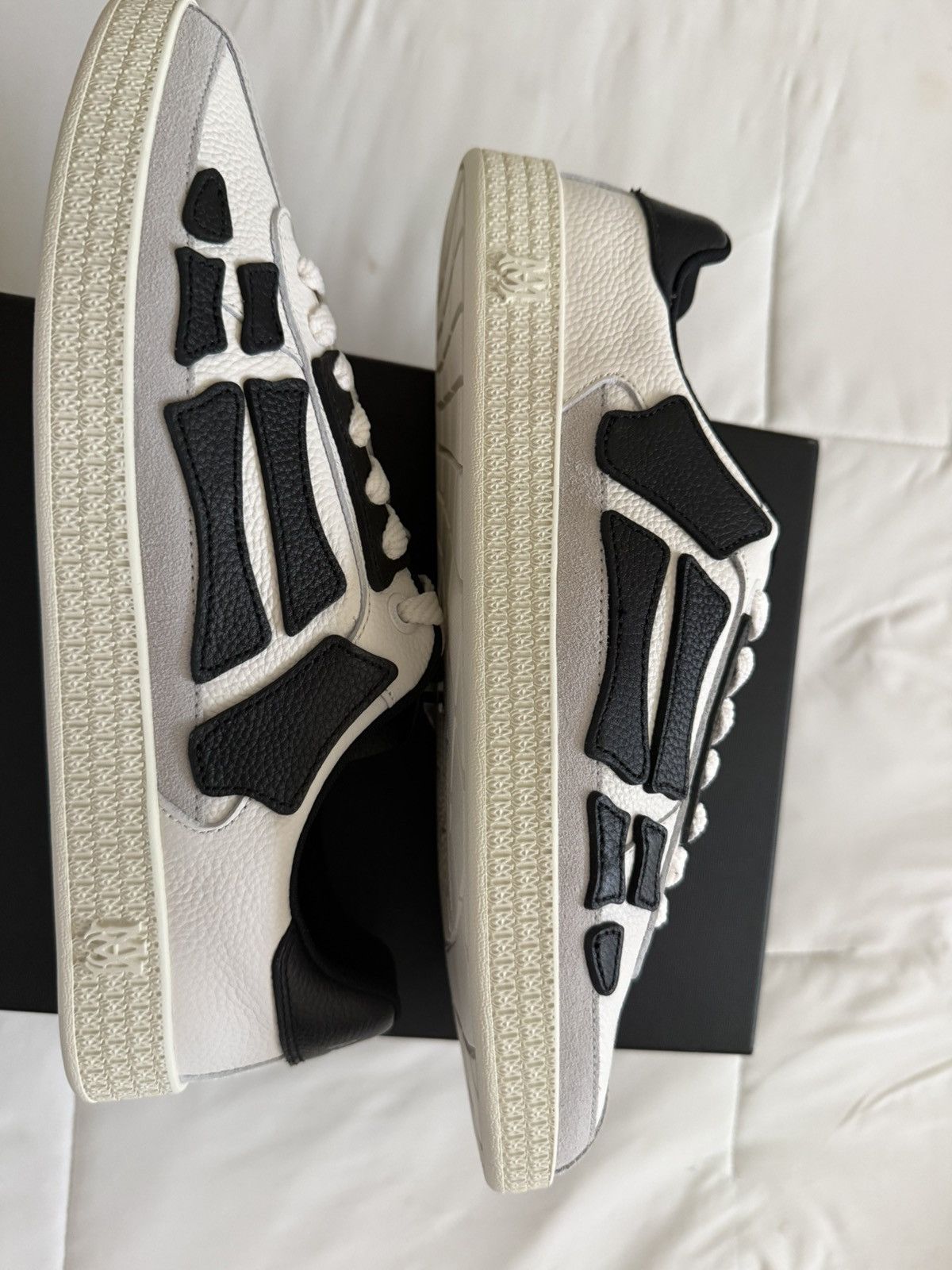 Amiri Amiri Pacific bones leather sneakers Size US 12 / EU 45 - 4 Thumbnail