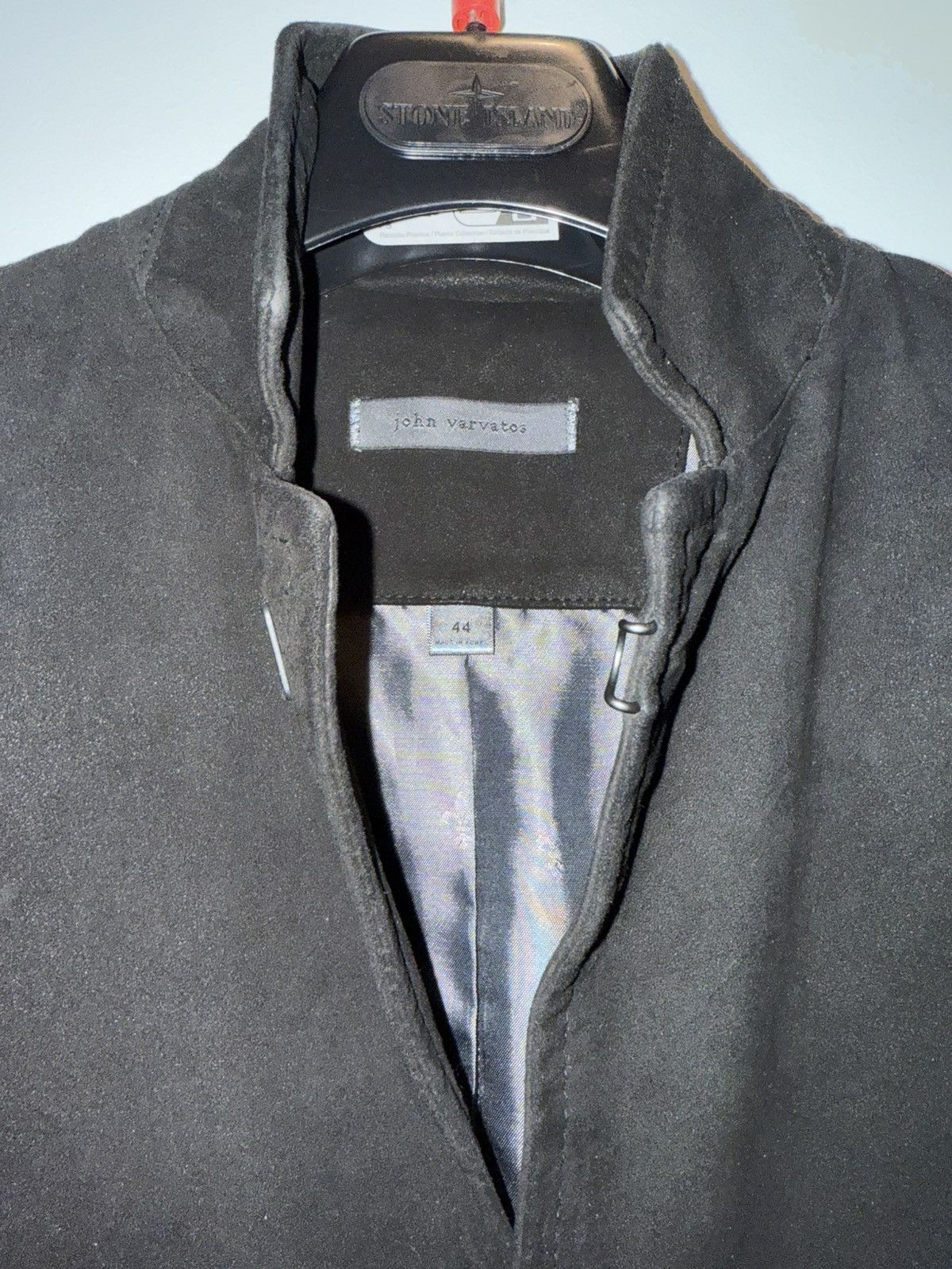 John Varvatos Goat suede hook and bar slim blazer Size US S / EU 44-46 / 1 - 6 Thumbnail